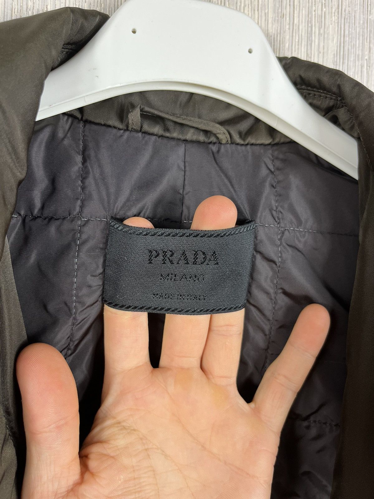 Prada Prada nylon classic jacket coat with leather casual italy Size M / US 6-8 / IT 42-44 - 22 Thumbnail