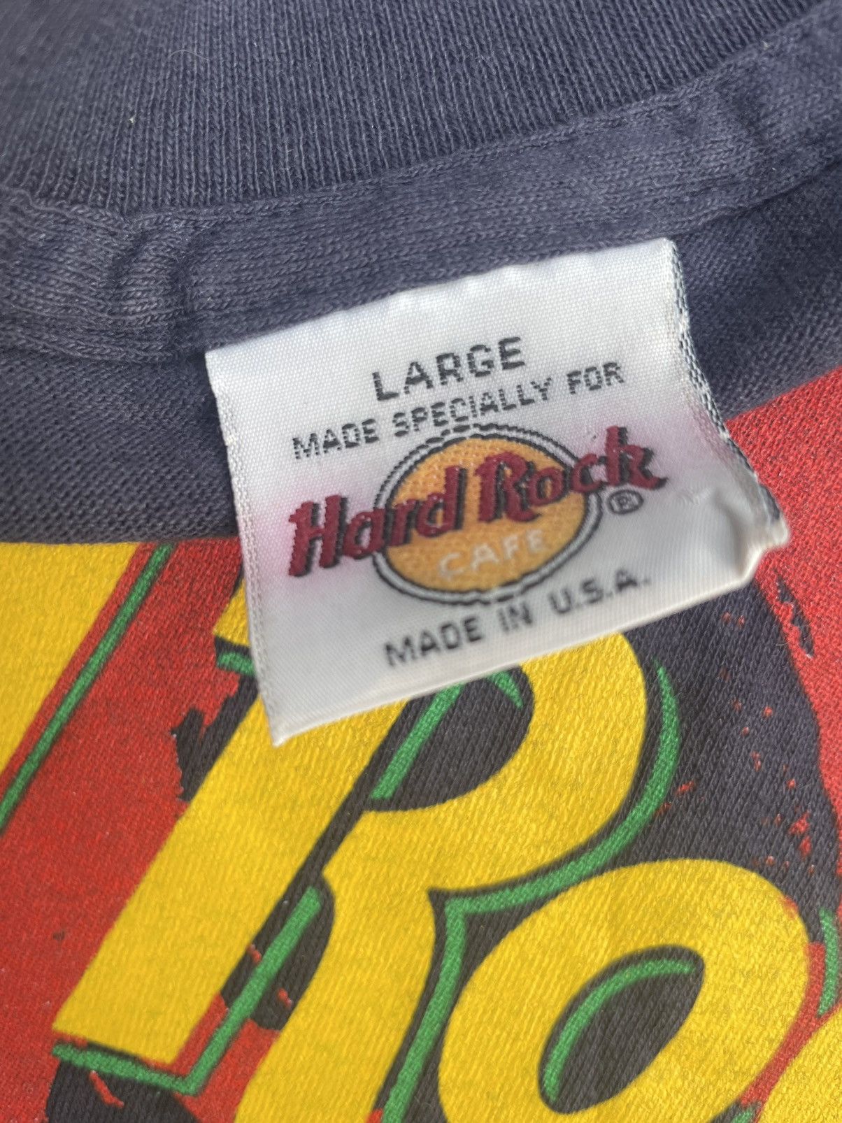 Hard Rock Cafe Vintage Hard Rock Cafe Boston Tshirt Size US L / EU 52-54 / 3 - 9 Thumbnail
