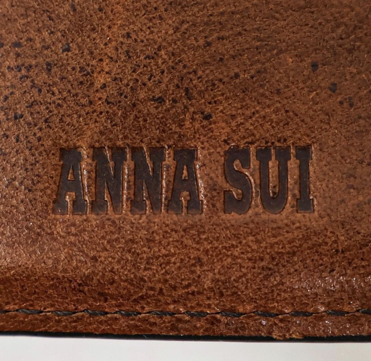 Other ANNA SUI Vintage Distressed Aged Leather Bi-Fold Wallet Size ONE SIZE - 7 Thumbnail