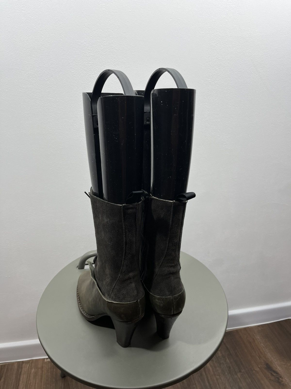 Other Atelier do Sapato Lace Up Suede Leather High Heel Boots 37 Size US 6.5 / IT 36.5 - 16 Thumbnail