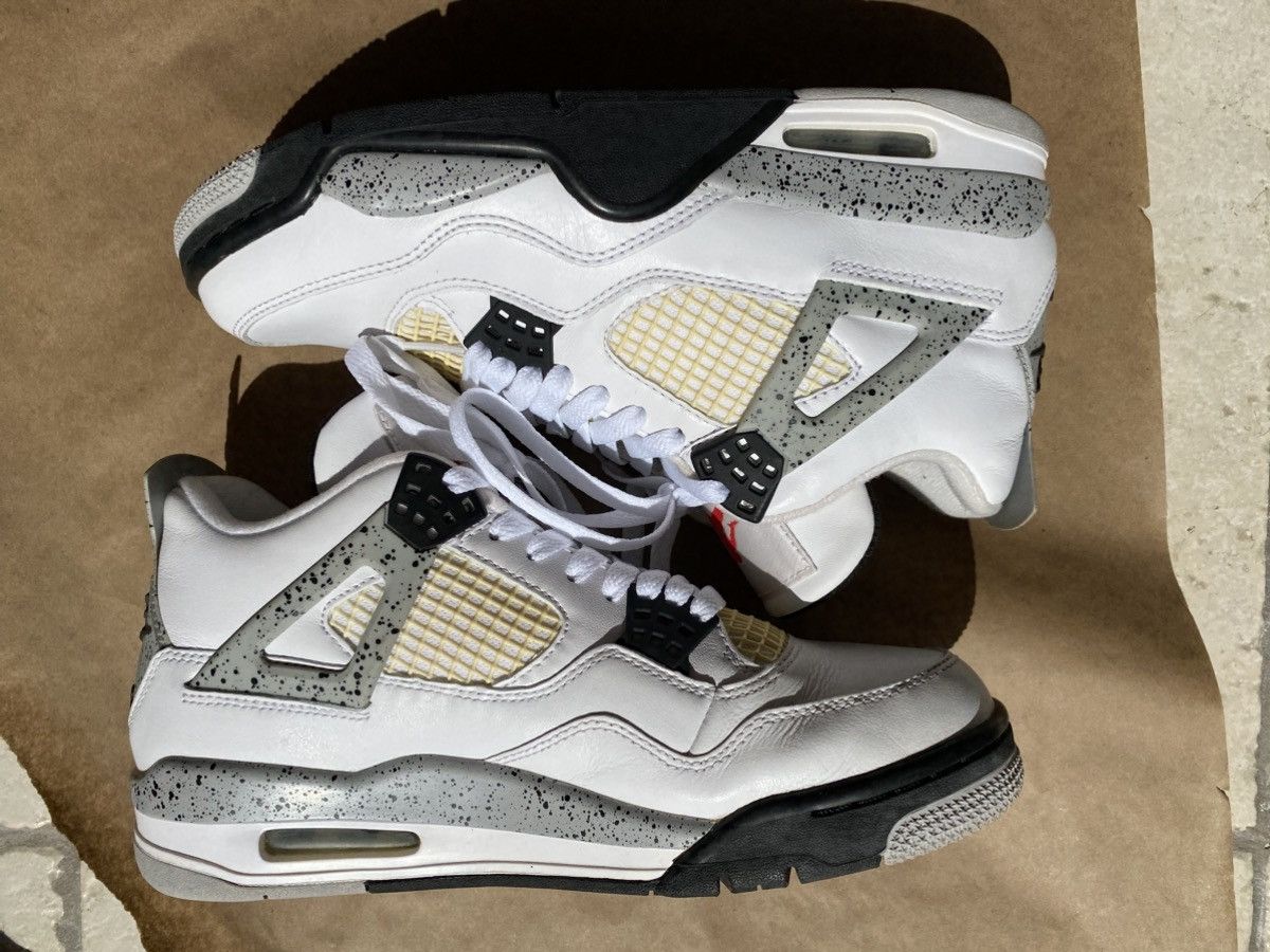 Nike Cement Jordan 4, Sz 8 Size US 8 / EU 41 - 3 Thumbnail