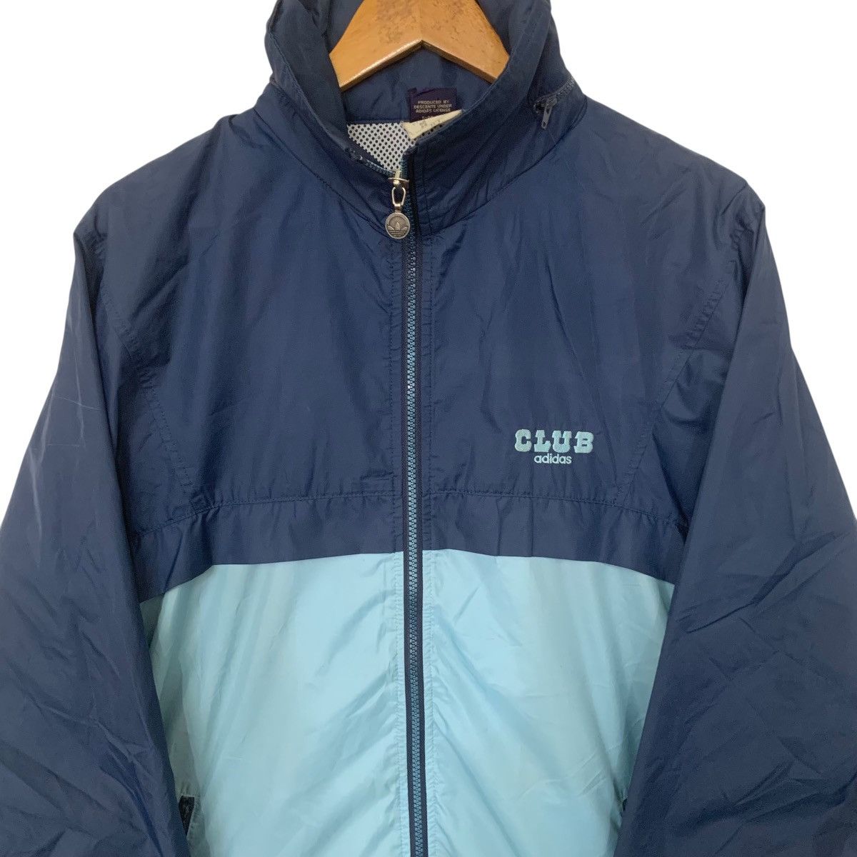 Adidas × Vintage Vintage Adidas Windbreaker Sweater Running Sport Medium Size US M / EU 48-50 / 2 - 2 Thumbnail