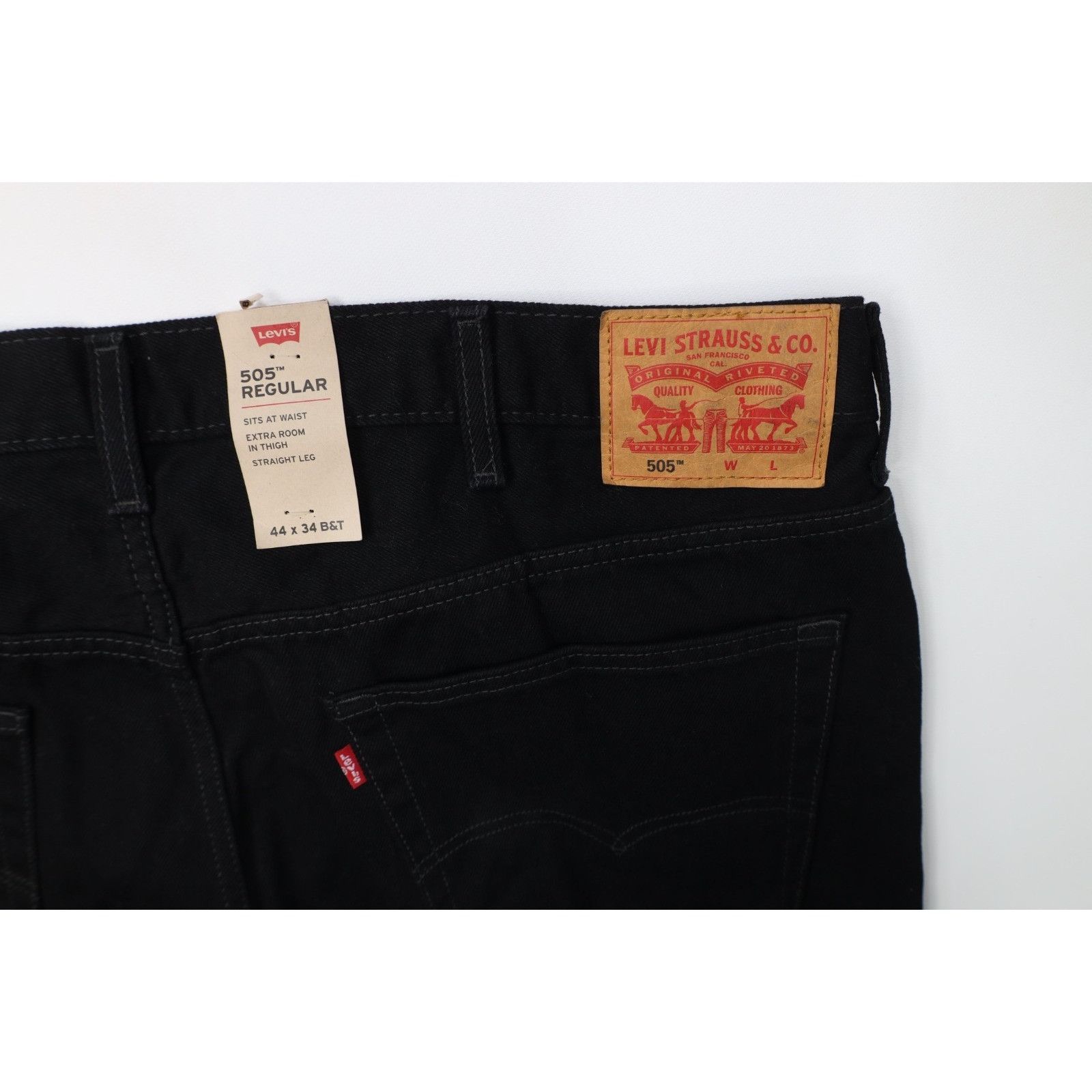 Levi's Deadstock Y2K Levis 505 Regular Fit Straight Leg Jeans Size US 44 / EU 60 - 13 Thumbnail