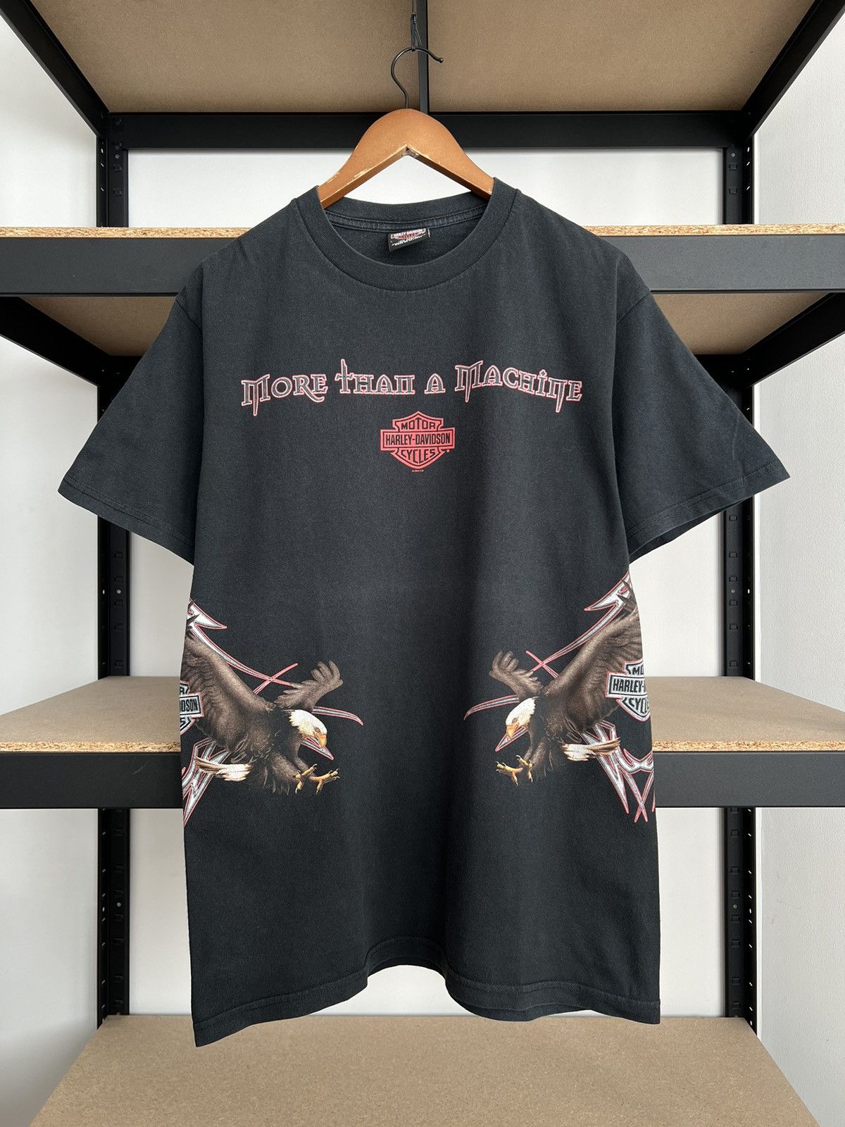 Harley Davidson Vintage 2003 Harley Davidson More Than a Machine Eagle Tee Size US L / EU 52-54 / 3 - 3 Thumbnail