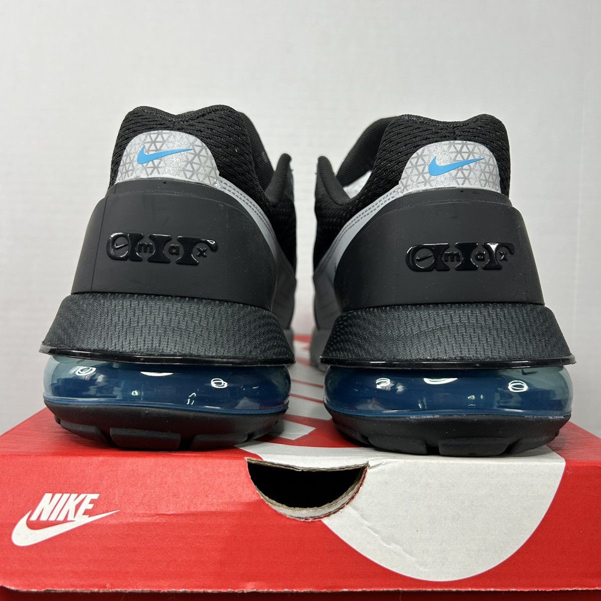 Nike Nike Air Max Pulse Black Grey Laser Blue Size M11.5/W13 Size US 11.5 / EU 44-45 - 3 Thumbnail