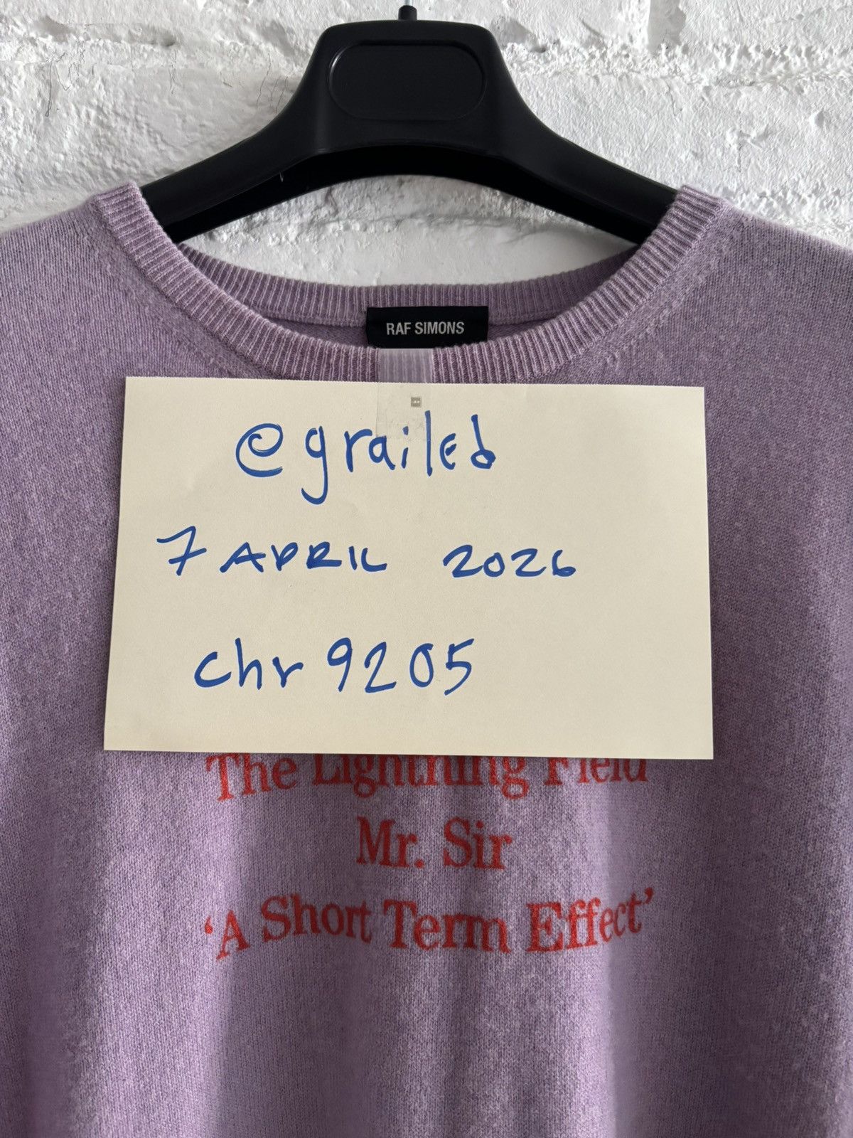 Raf Simons Raf Simons SS20 merino wool print sweater Size US L / EU 52-54 / 3 - 6 Thumbnail