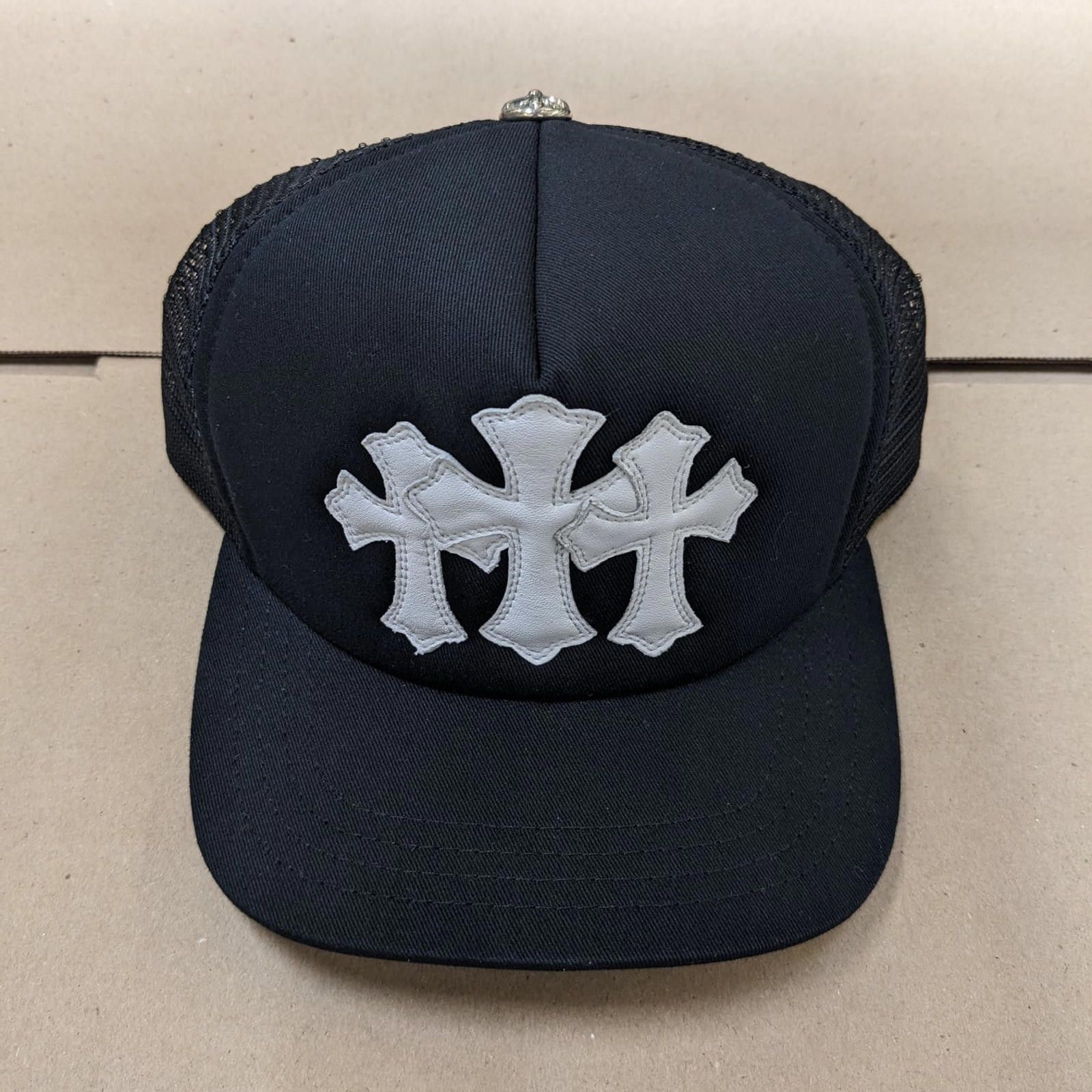 Chrome Hearts Cemetery Trucker Hat Black/Red - US