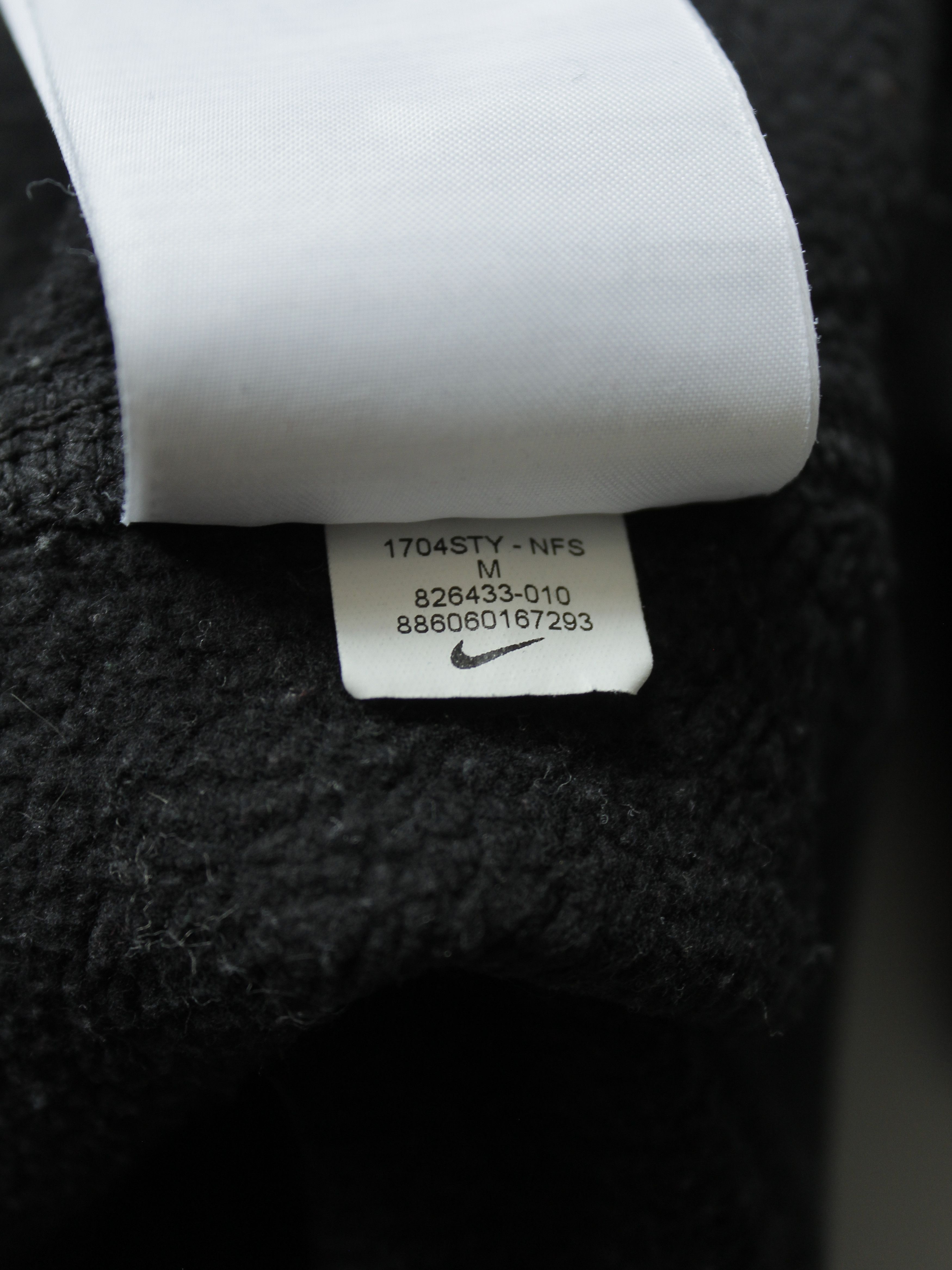 Nike × Vintage Nike Swoosh Embroided Hoodie Black Mens M Size US M / EU 48-50 / 2 - 9 Thumbnail