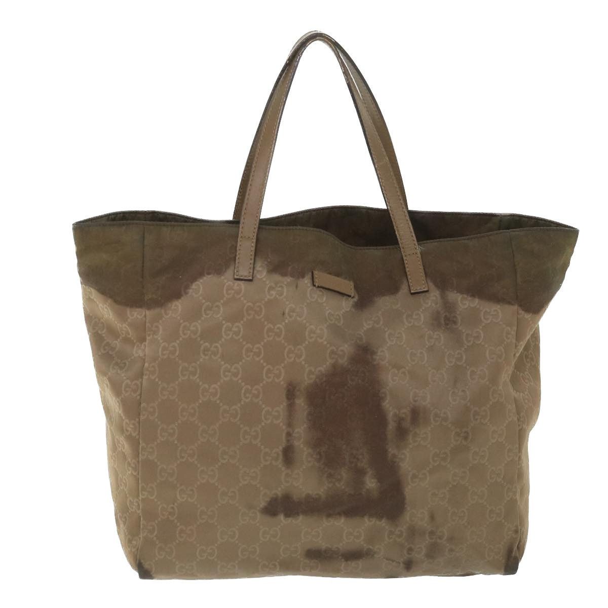 Gucci GUCCI GG Canvas Tote Bag Brown Size ONE SIZE - 13 Thumbnail