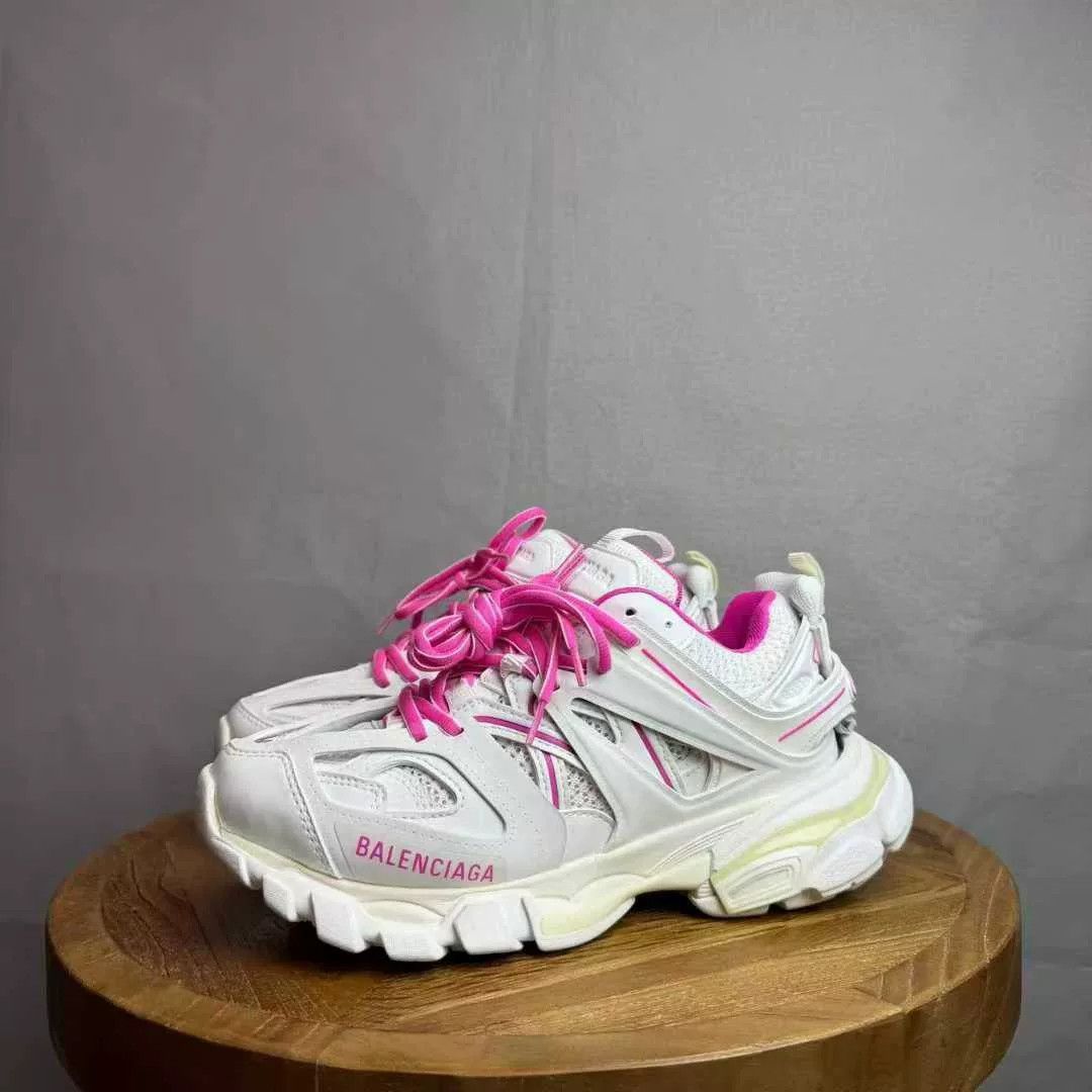 Balenciaga balenciaga track sneakers in pink and white Size US 6 / IT 36 - 1 Thumbnail