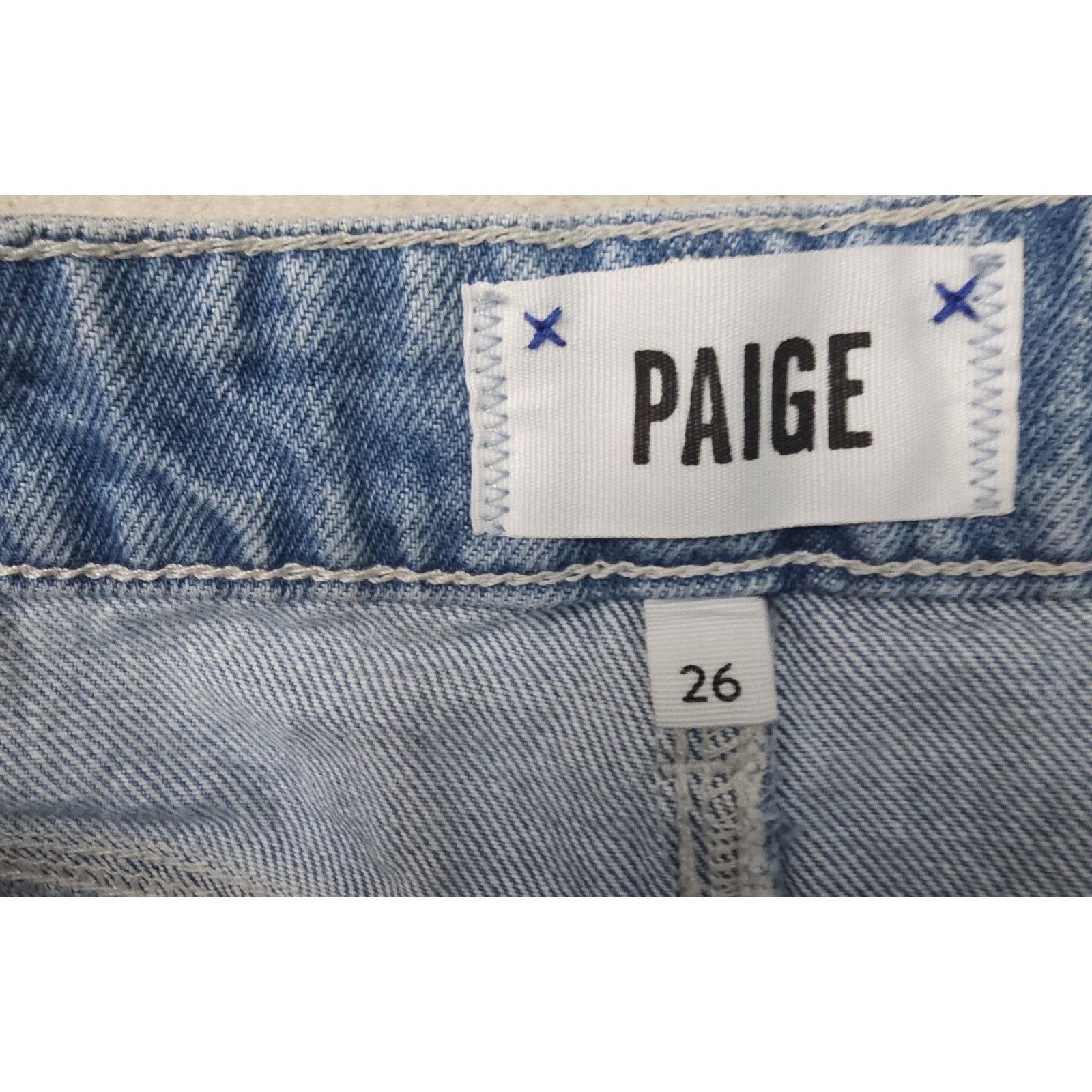 Paige PAIGE Margot Short Button Front In Summer Destructed 26 Size 26" / US 2 / IT 38 - 3 Thumbnail