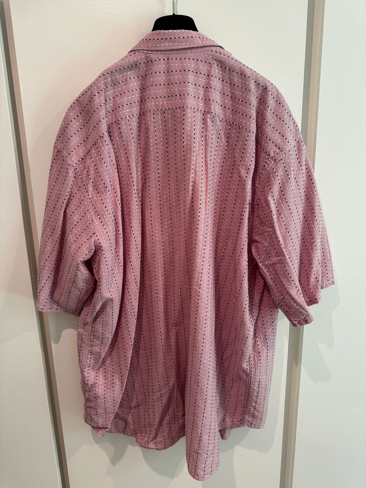 Emporio Armani Emporio Armani Oversized Pink Shirt Size US XL / EU 56 / 4 - 3 Thumbnail