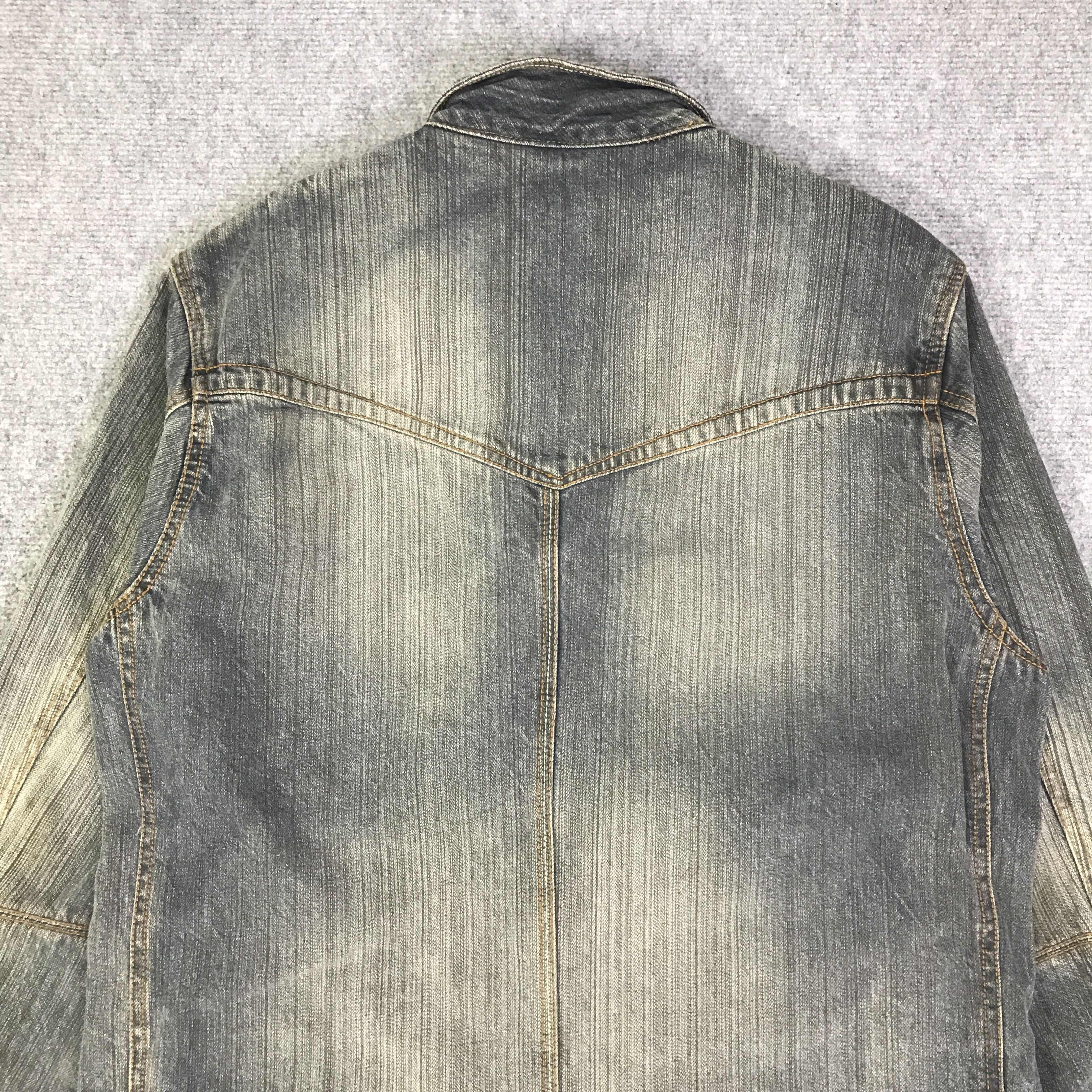 Japanese Brand IKKA JAPAN BUTTON DENIM JACKET K128B9 Size US L / EU 52-54 / 3 - 4 Thumbnail