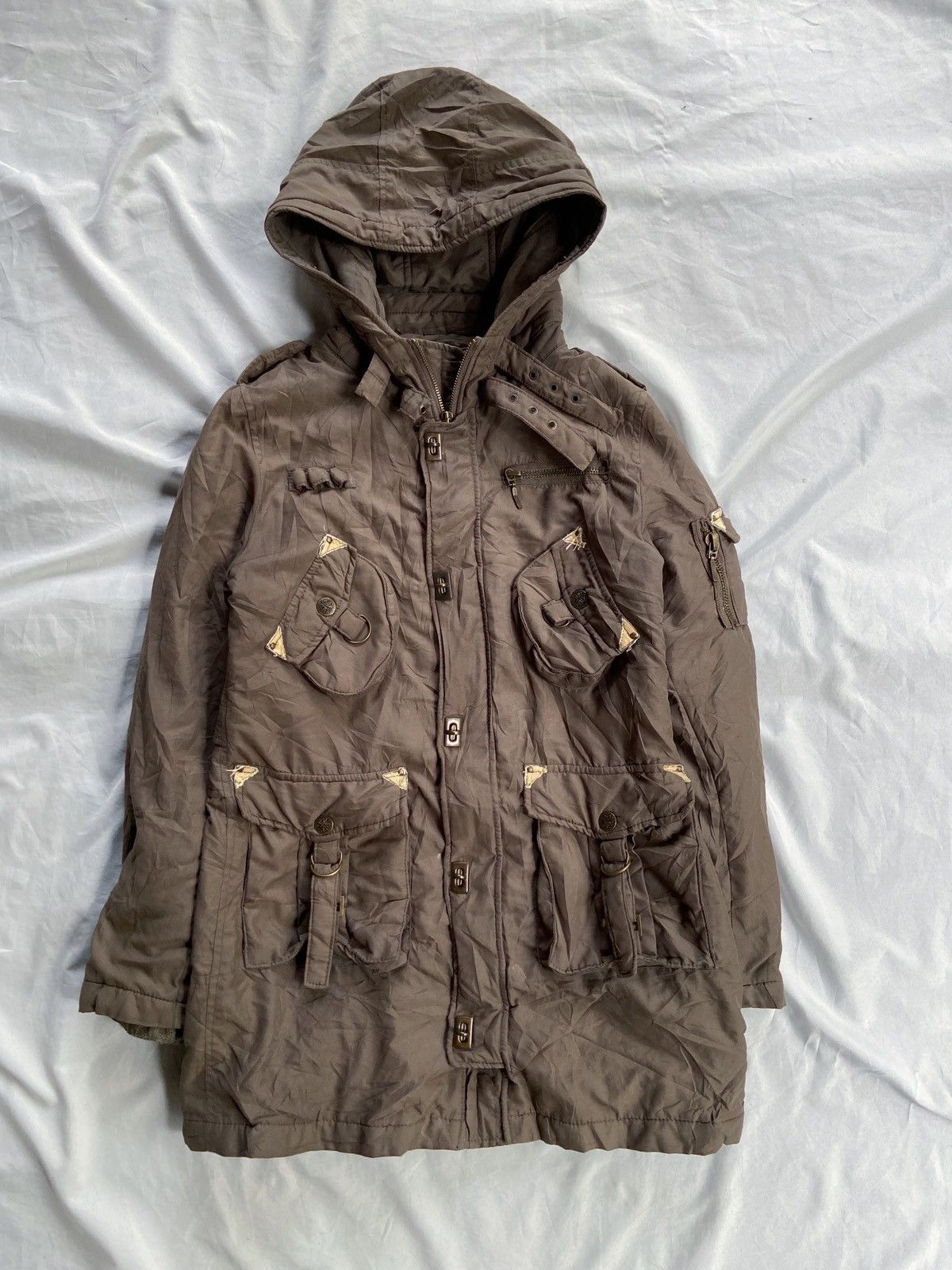 Japanese Brand CECIL MCBEE BONDAGE MULTIPOCKETS ZIP JACKET Size US S / EU 44-46 / 1 - 1 Thumbnail