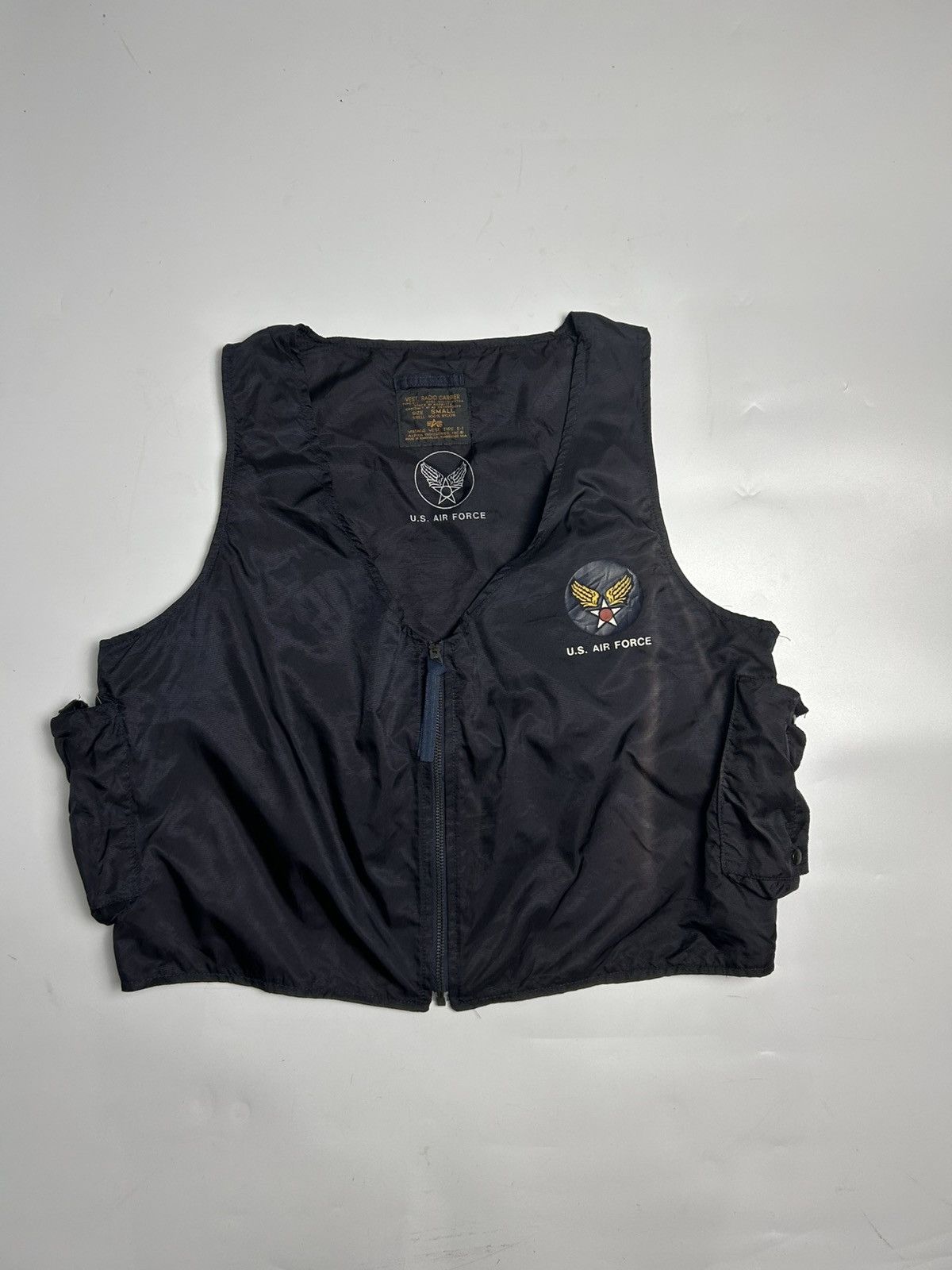 Alpha Industries VINTAGE ALPHA INDUSTRIES RADIO CARRIER VEST Size US S / EU 44-46 / 1 - 1 Thumbnail