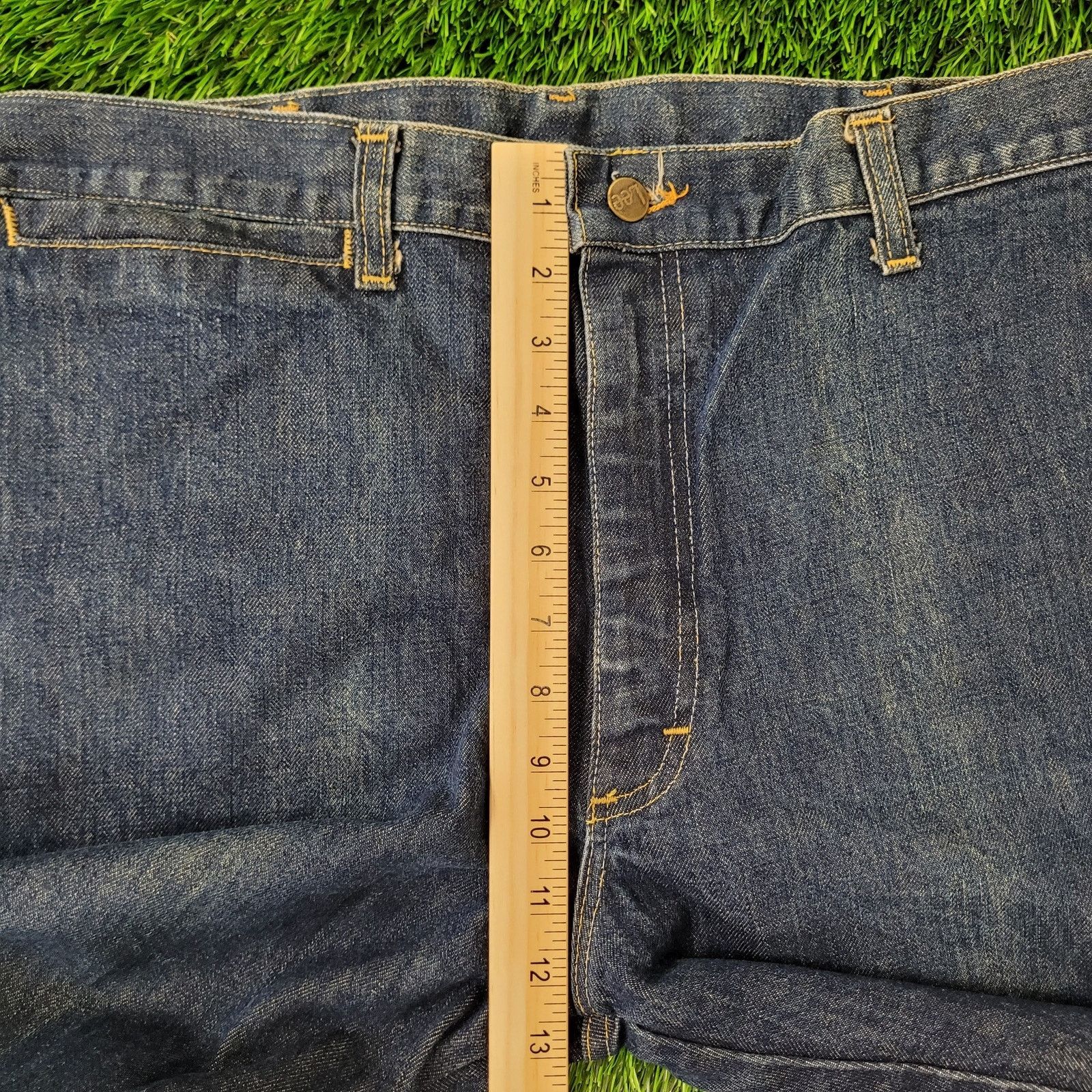 Lee Vintage 60s LEE Bootcut Jeans 36x34 Creased TALON Dark-Wash Size US 36 / EU 52 - 11 Thumbnail
