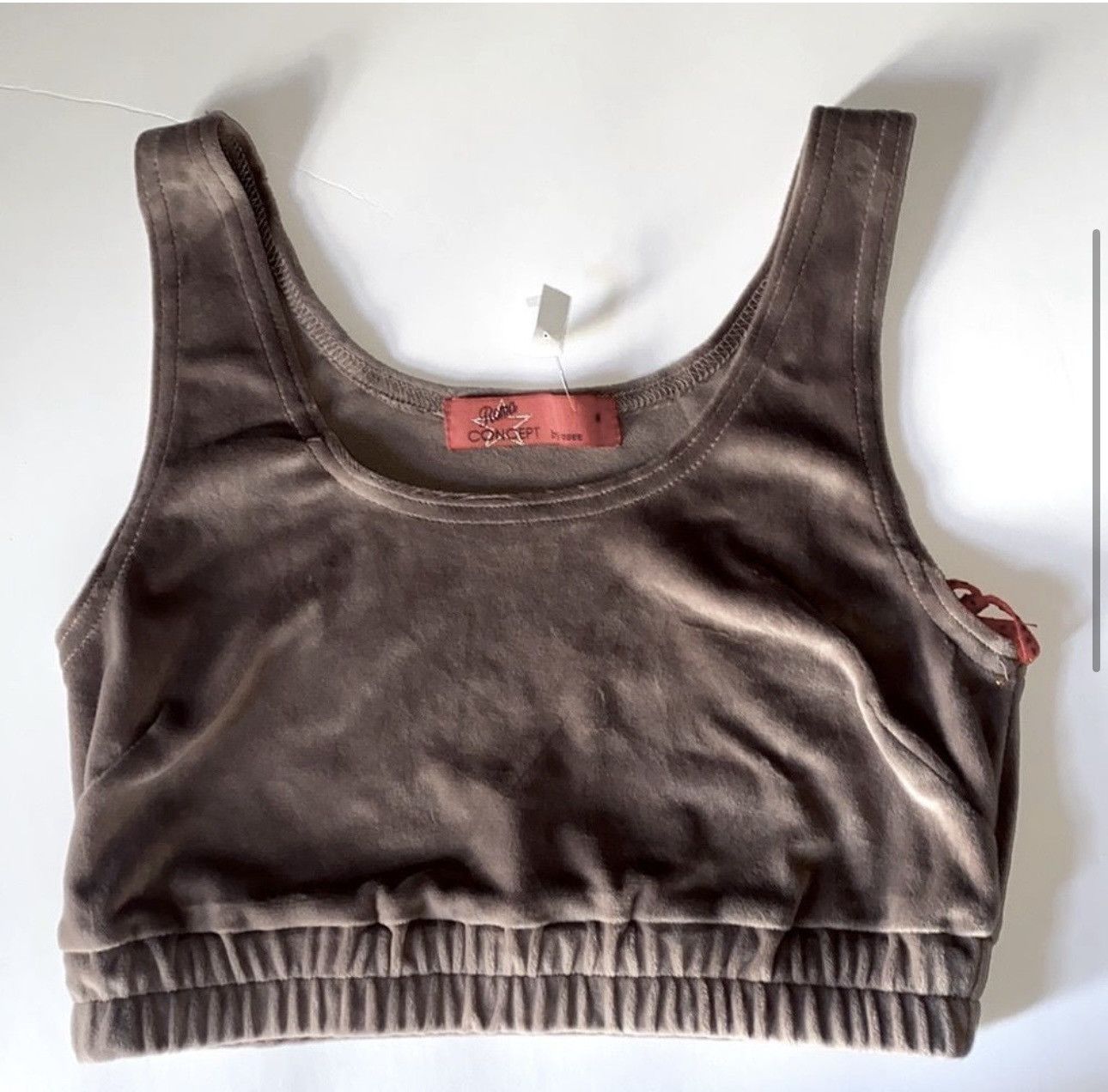 Other Boutique, Velvet/Velour, Sports Bra Style, Cropped Top Size M / US 6-8 / IT 42-44 - 5 Thumbnail