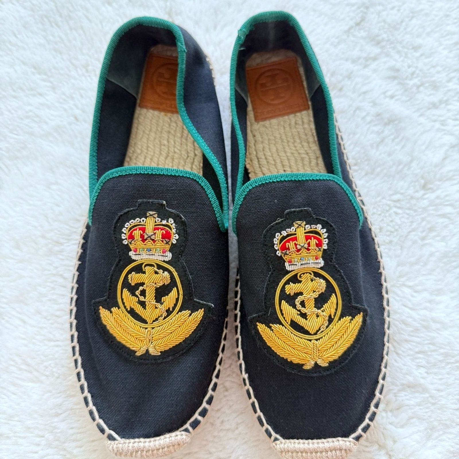 Tory Burch NEW!!! Tory Burch women canvas espadrilles size 10 US Size US 10 / IT 40 - 1 Thumbnail