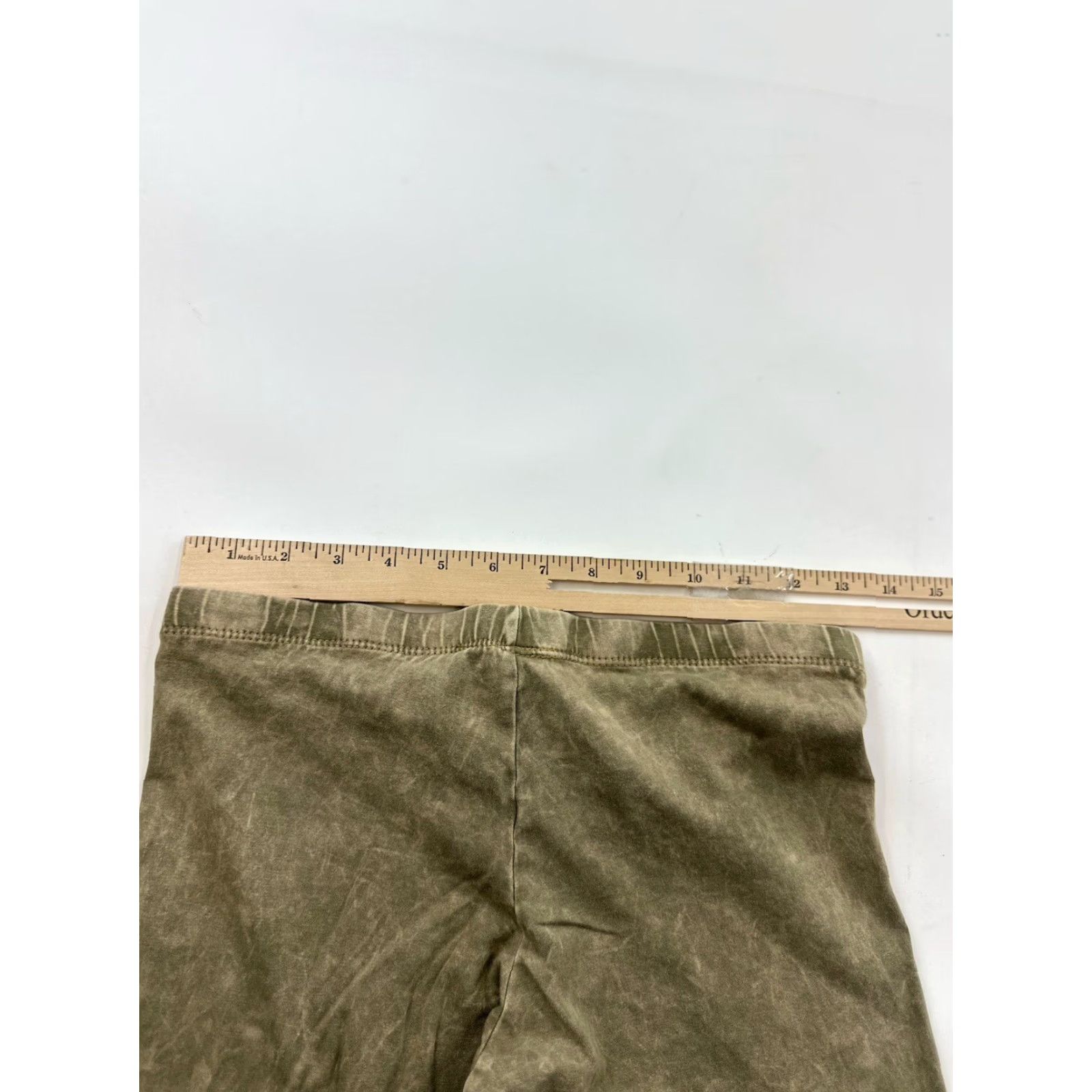 Vintage VINTAGE Milkyway Leggings Women’s L Large Green Tie Dye Size 36" / US 14 / IT 50 - 6 Thumbnail