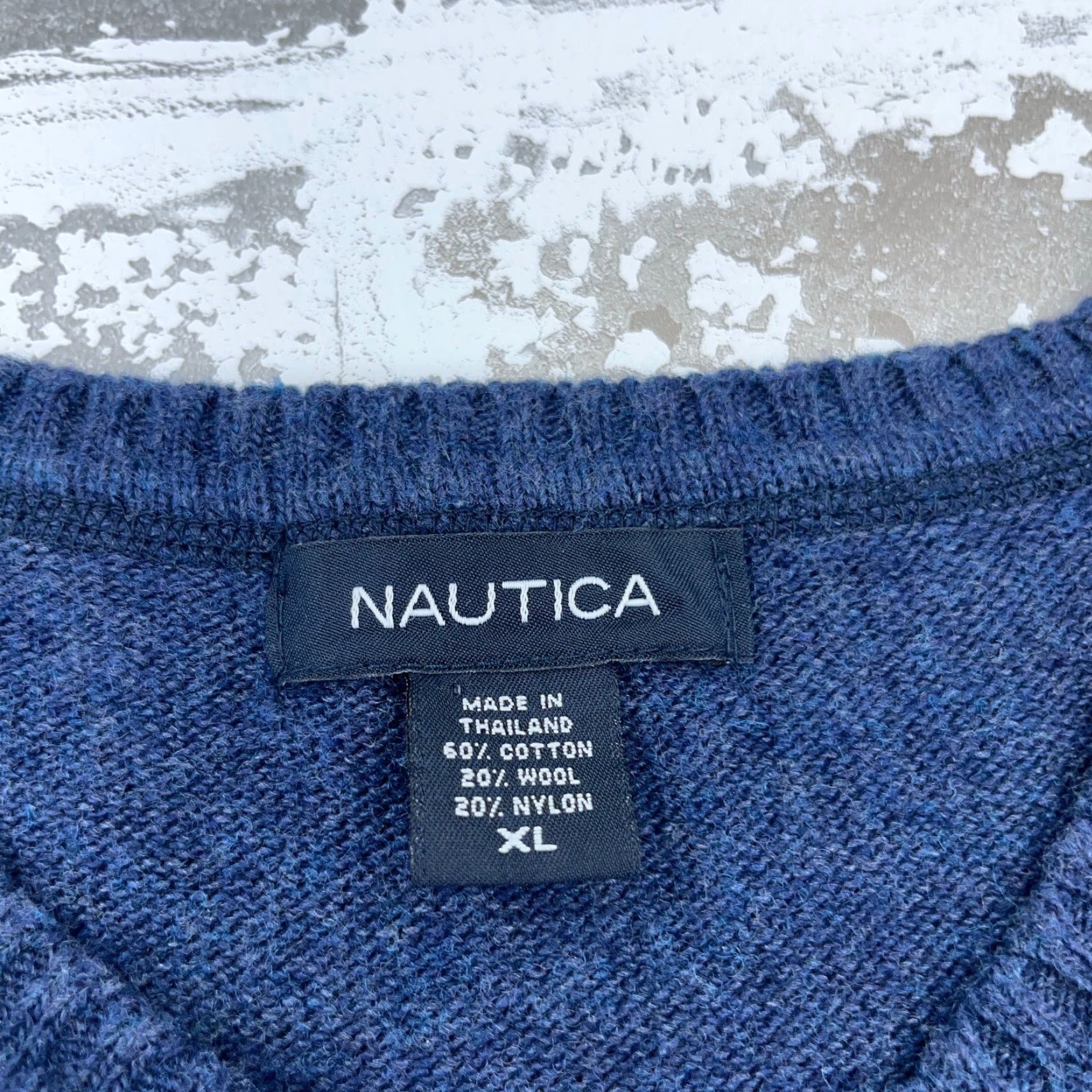 Nautica VINTAGE Nautica Sweater Vest Men XL Blue Fair Isle Wool Blend Knitted Classic Dress Casual Office Size US XL / EU 56 / 4 - 4 Thumbnail