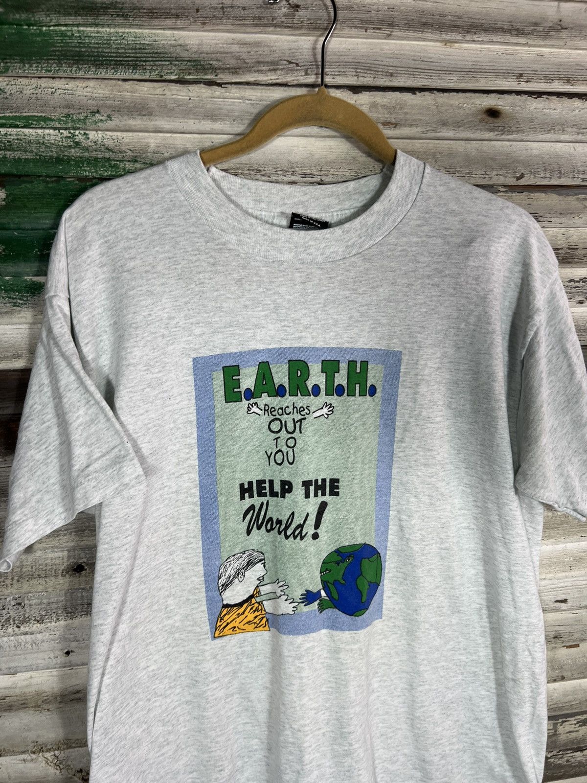 Vintage Vintage Earth Shirt Size US L / EU 52-54 / 3 - 5 Thumbnail