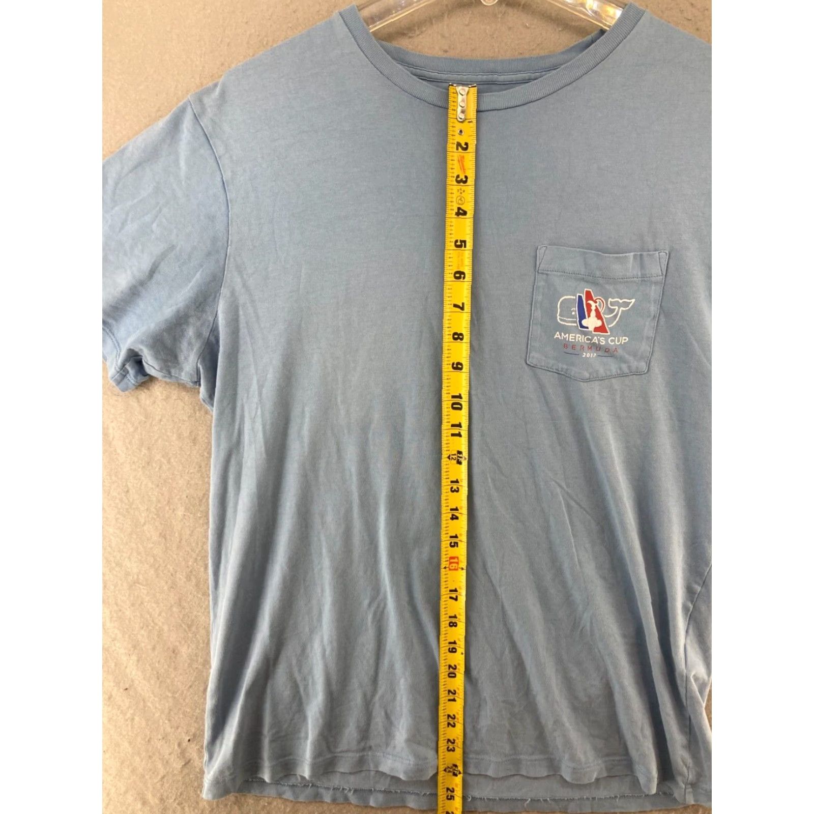 Vineyard Vines Vineyard Vines Mens TShirt Small Blue Americas Cup Whale Bermuda 2017 Size US S / EU 44-46 / 1 - 4 Thumbnail