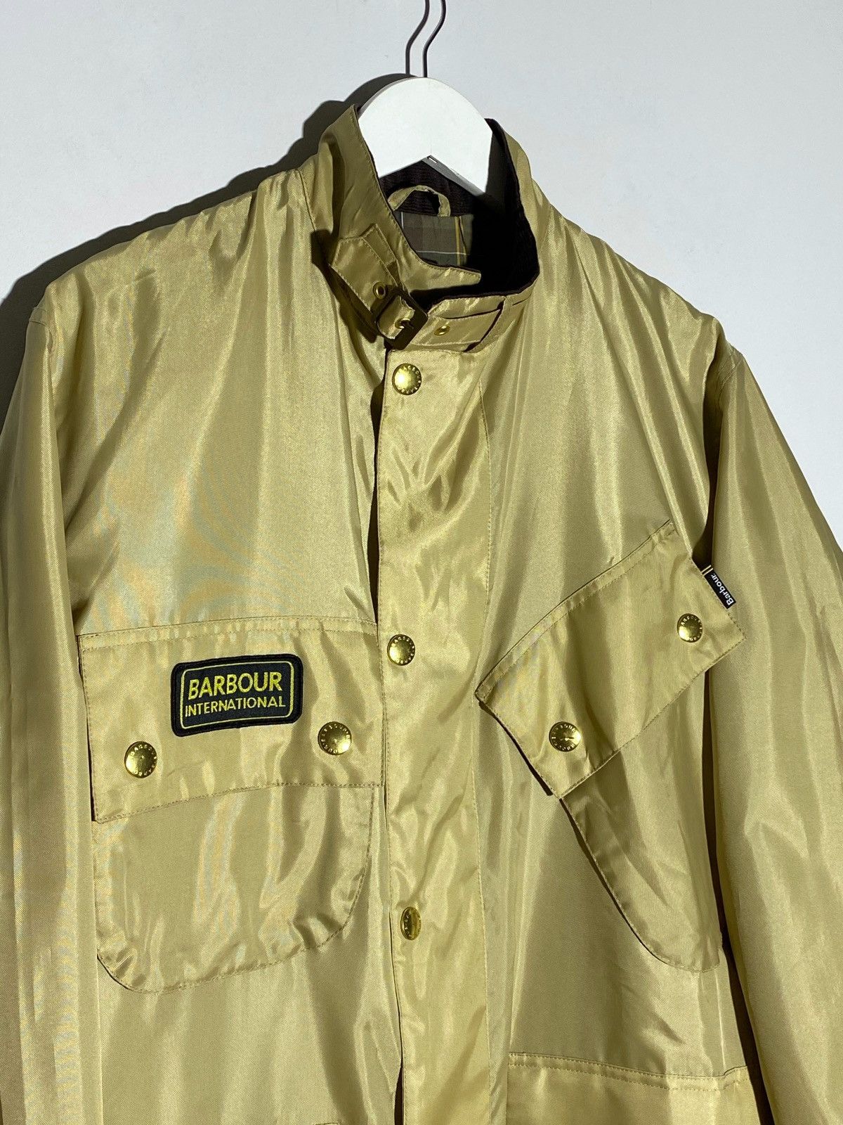 Barbour Barbour International A7 Bright Brass Gold Jacket Size US L / EU 52-54 / 3 - 4 Thumbnail