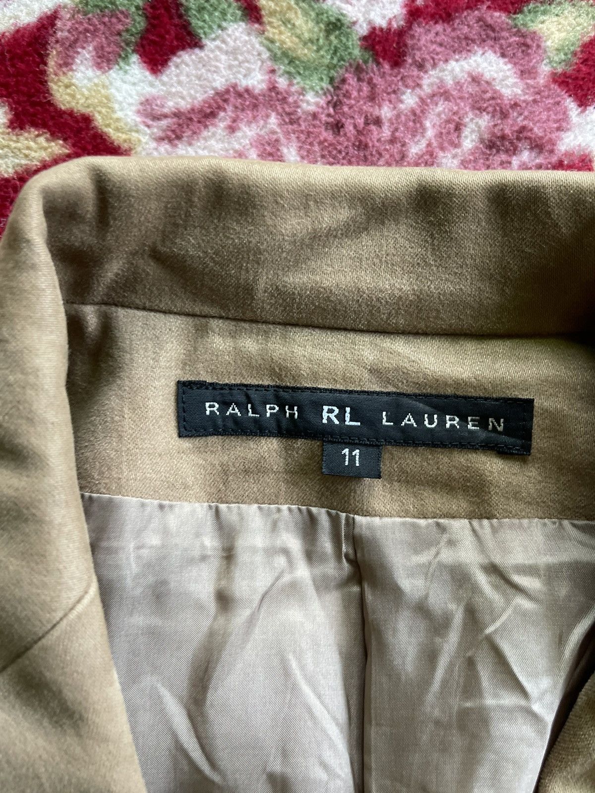 Polo Ralph Lauren Vintage RL Ralph Lauren Single Button Jacket Notched Collar Size S / US 4 / IT 40 - 3 Thumbnail
