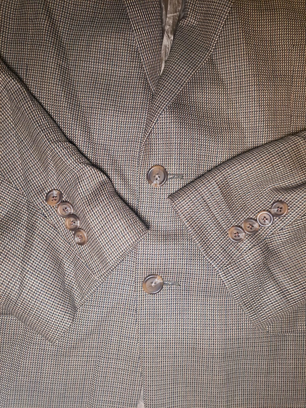 Polo Ralph Lauren Ralph Lauren Sport Coat Mens 44L Beige Virgin Wool Woolmark Size 44L - 5 Thumbnail