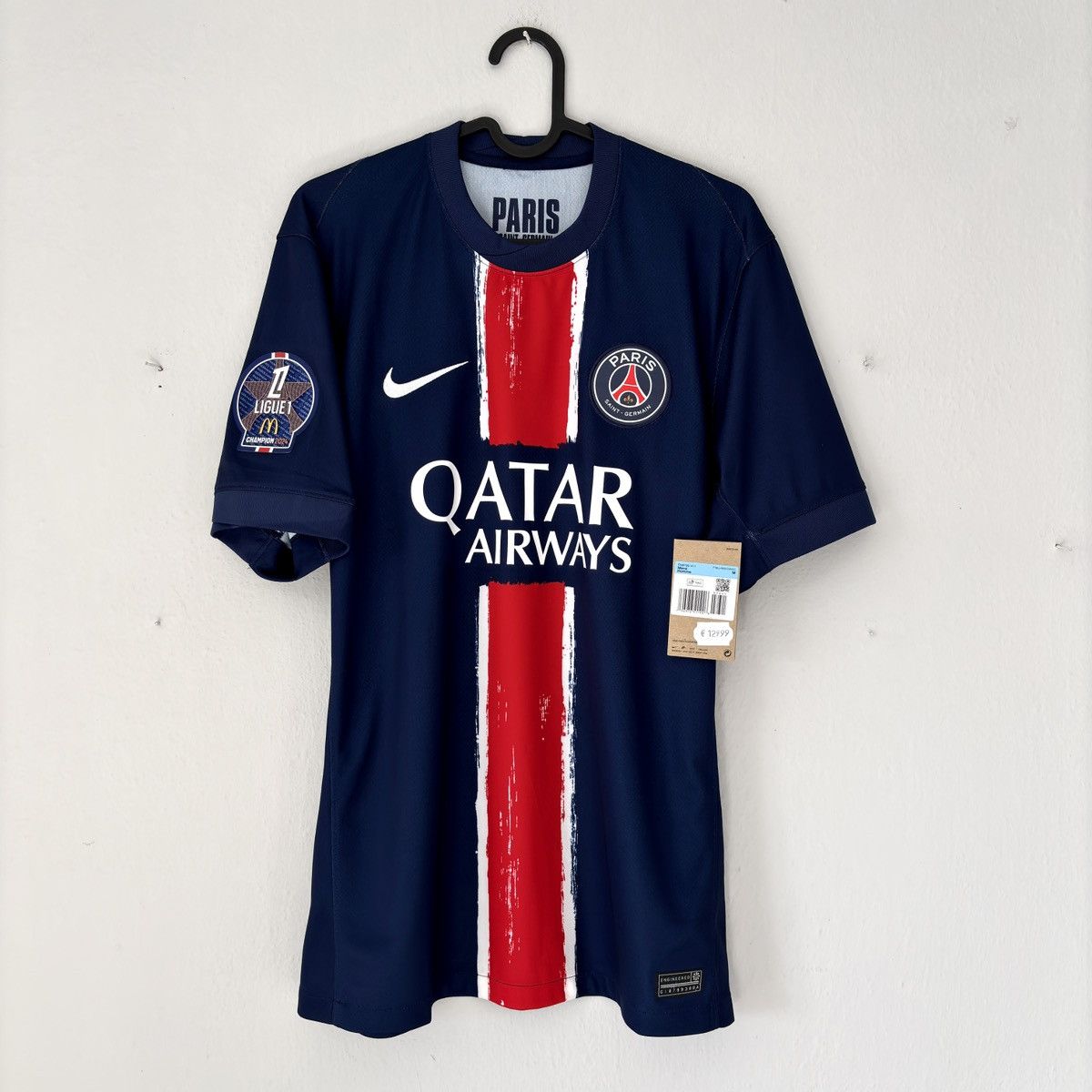 Jordan Brand × Nike RARE 2024 2025 PSG Mbappe Nike Jordan Kit Soccer Jersey Tee Size US M / EU 48-50 / 2 - 2 Thumbnail