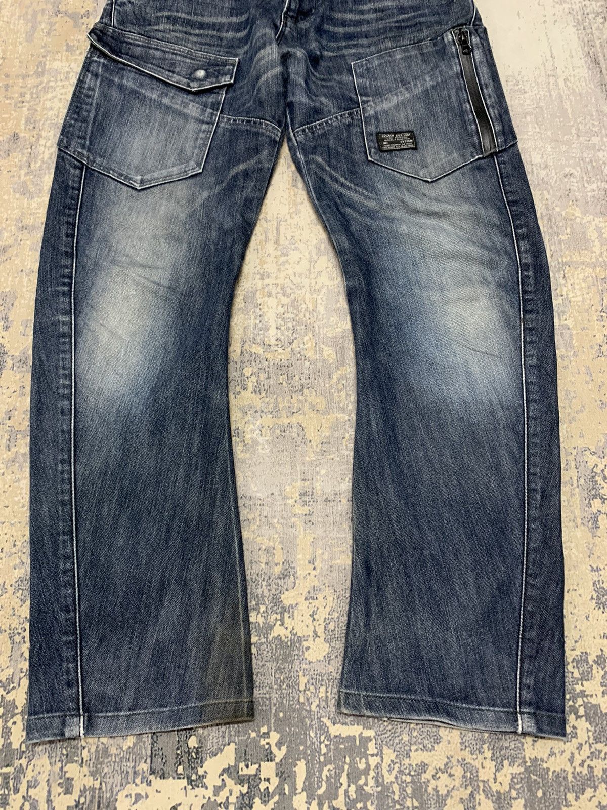 If Six Was Nine Edwin Blue Trip Multipocket Tactical Undercover Style Pants Size US 29 - 4 Thumbnail