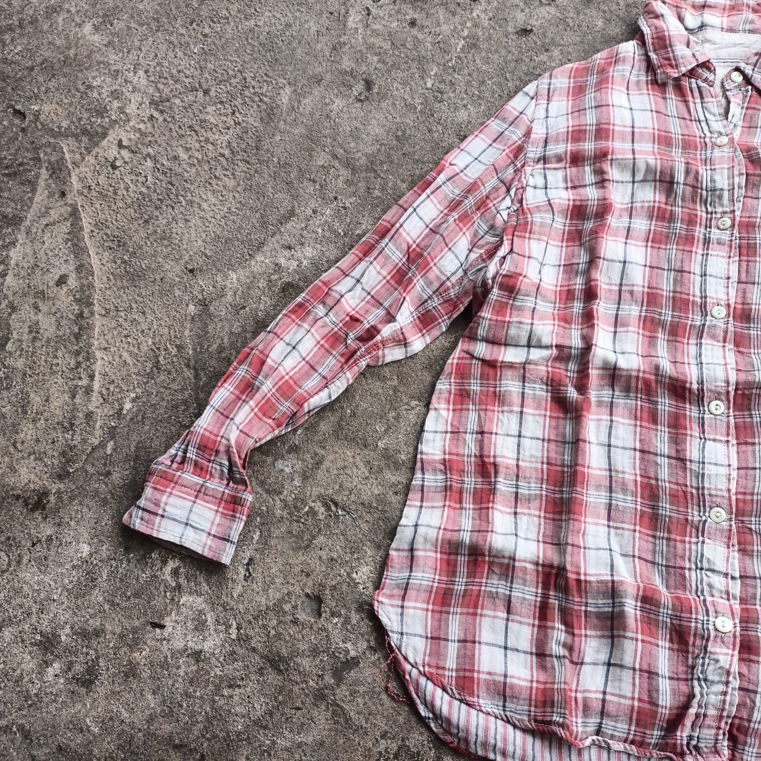 If Six Was Nine × Japanese Brand × Le Grande Bleu (L.G.B.) 00s GOA plaid L/s shirt Size US S / EU 44-46 / 1 - 6 Thumbnail
