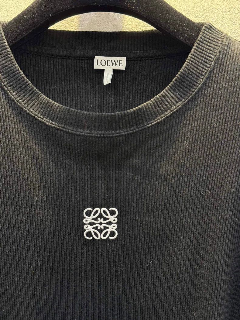 Loewe LOEWE Black chest embroidered Logo long sleeve shirt Size XS / US 0-2 / IT 36-38 - 3 Thumbnail