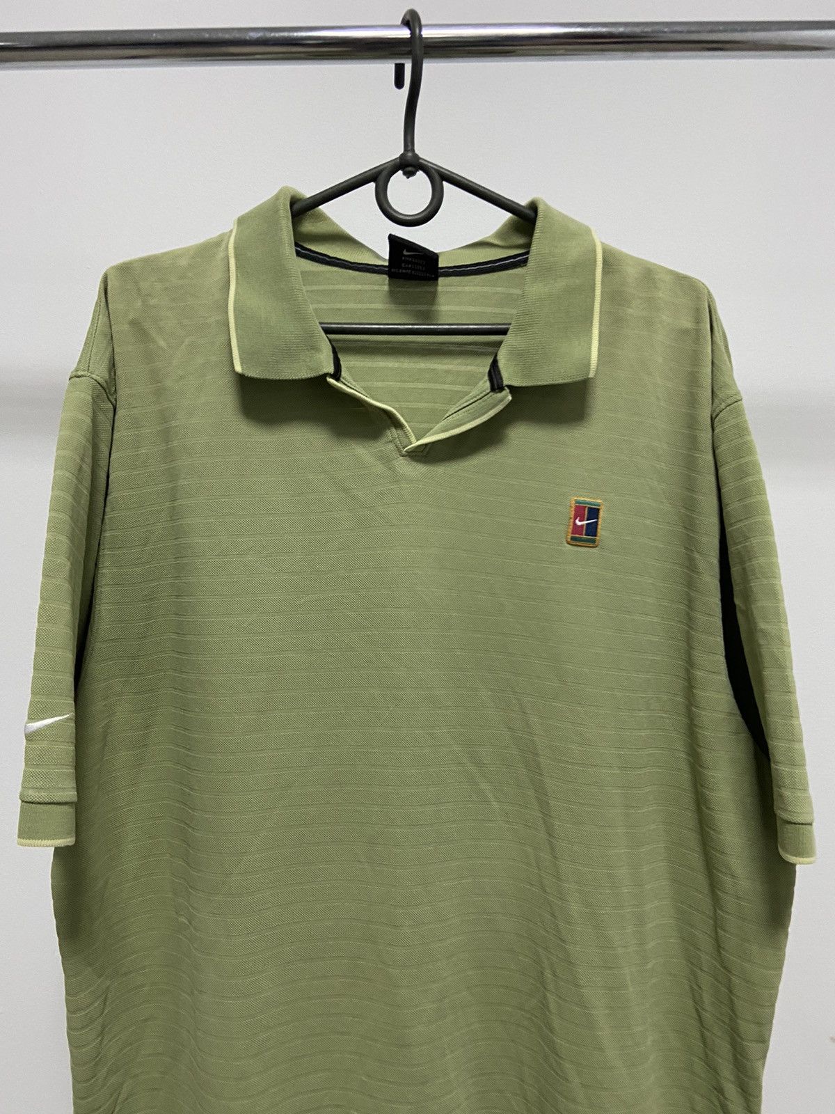 Nike × Vintage Nike Court Vintage Small logo T Shirt Polo Tennis Size US L / EU 52-54 / 3 - 2 Thumbnail