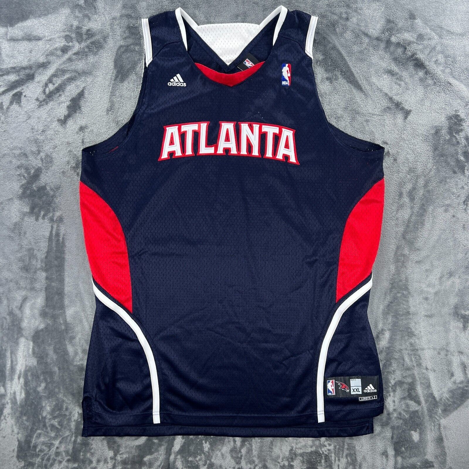 Adidas Adidas Basketball Jersey Men 2XL Vintage Deadstock Y2k Atlan Size US XXL / EU 58 / 5 - 1 Thumbnail