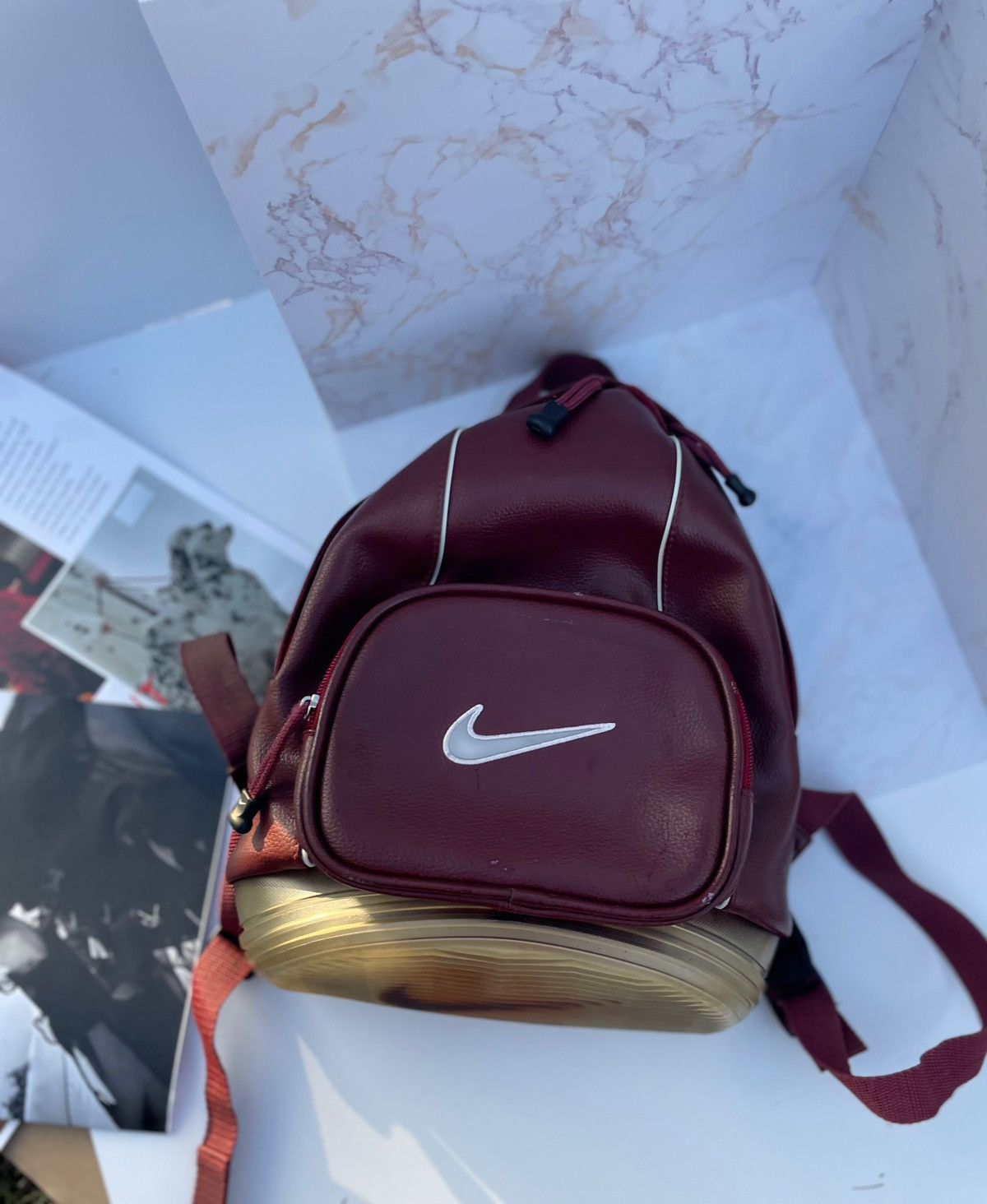 Nike Nike vintage leather backpack Size ONE SIZE - 9 Thumbnail