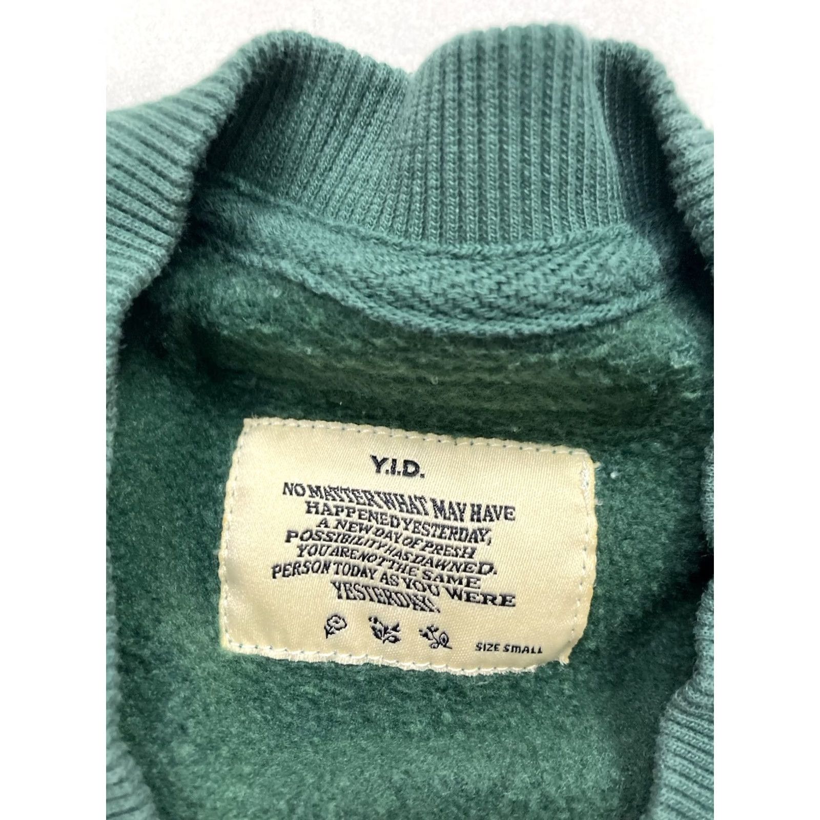Vintage Yesterday Is Dead Crewneck Sweatshirt Women Small Green YID Sweatshirt Size S / US 4 / IT 40 - 4 Thumbnail