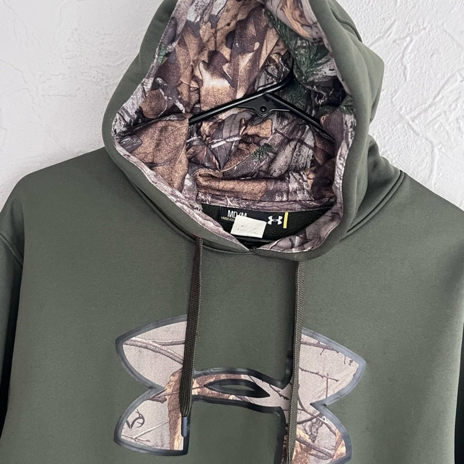 Under Armour Under Armour Storm Cold Gear Hunting Realtree Hoodie Green Size US M / EU 48-50 / 2 - 5 Thumbnail