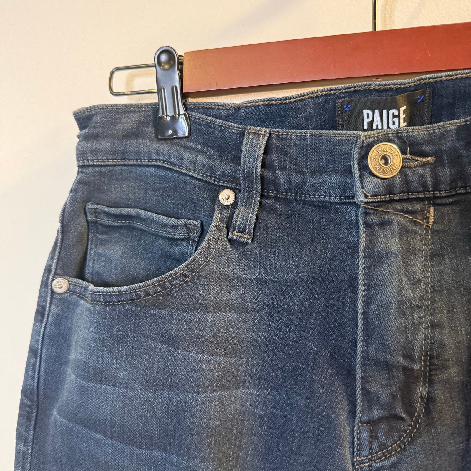 Paige Paige Men’s Normandie Straight Leg Jeans Size 29 Size US 29 - 4 Thumbnail