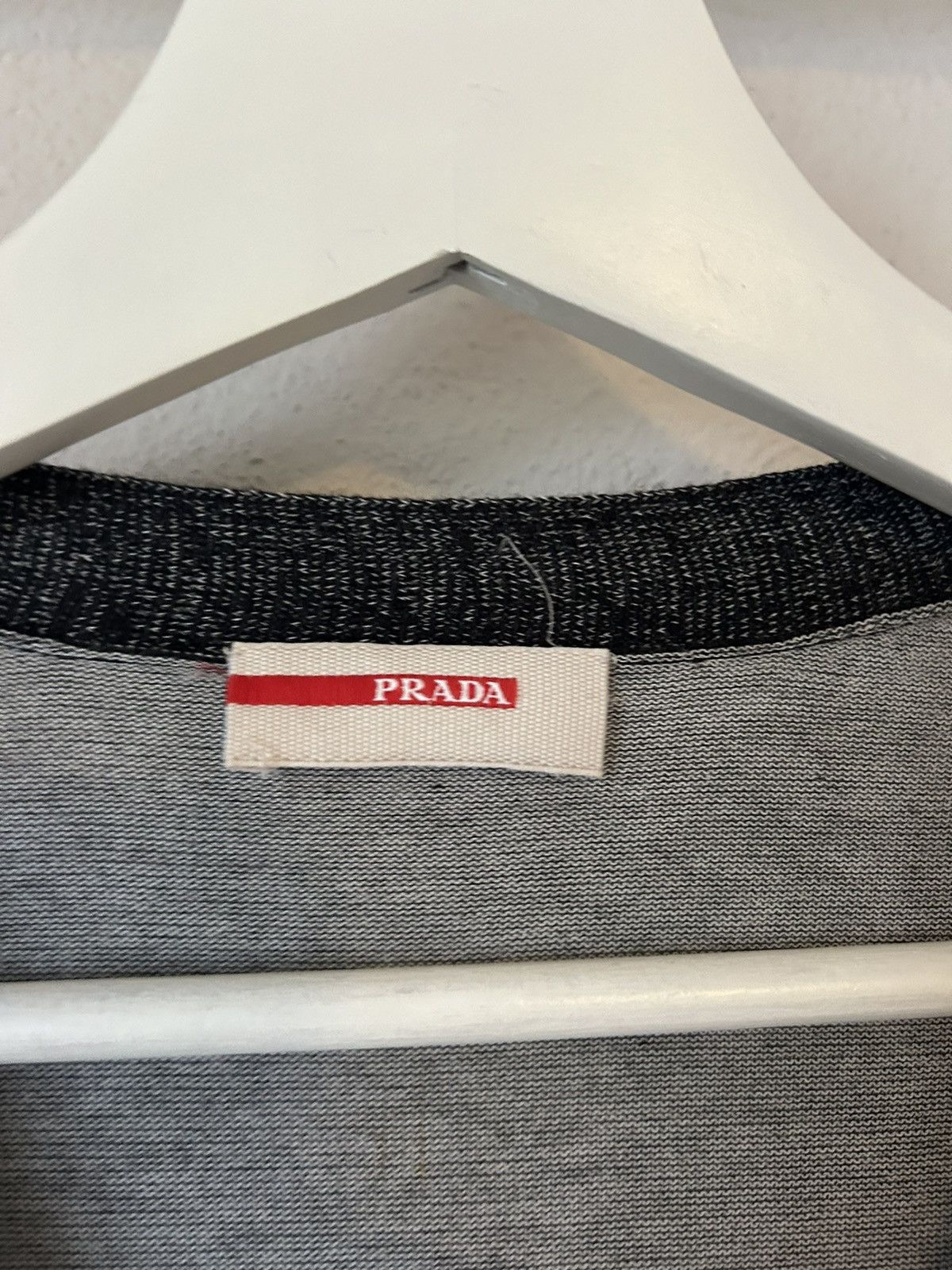 Prada Prada Charcoal Cardigan - Size 48 Size US M / EU 48-50 / 2 - 2 Thumbnail