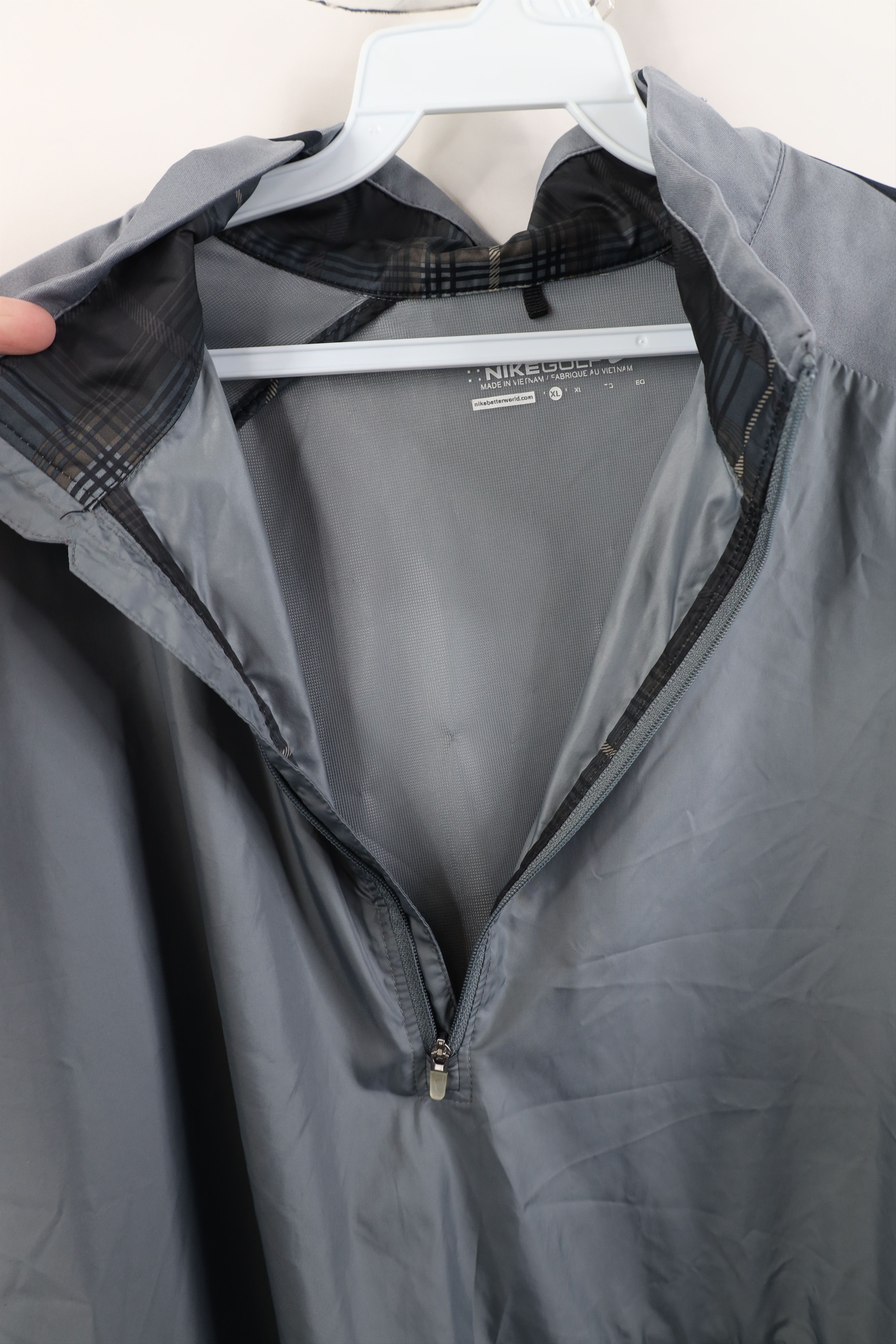 Nike Nike Golf Waterproof Pullover Windbreaker Rain Jacket Gray Size US XL / EU 56 / 4 - 6 Thumbnail
