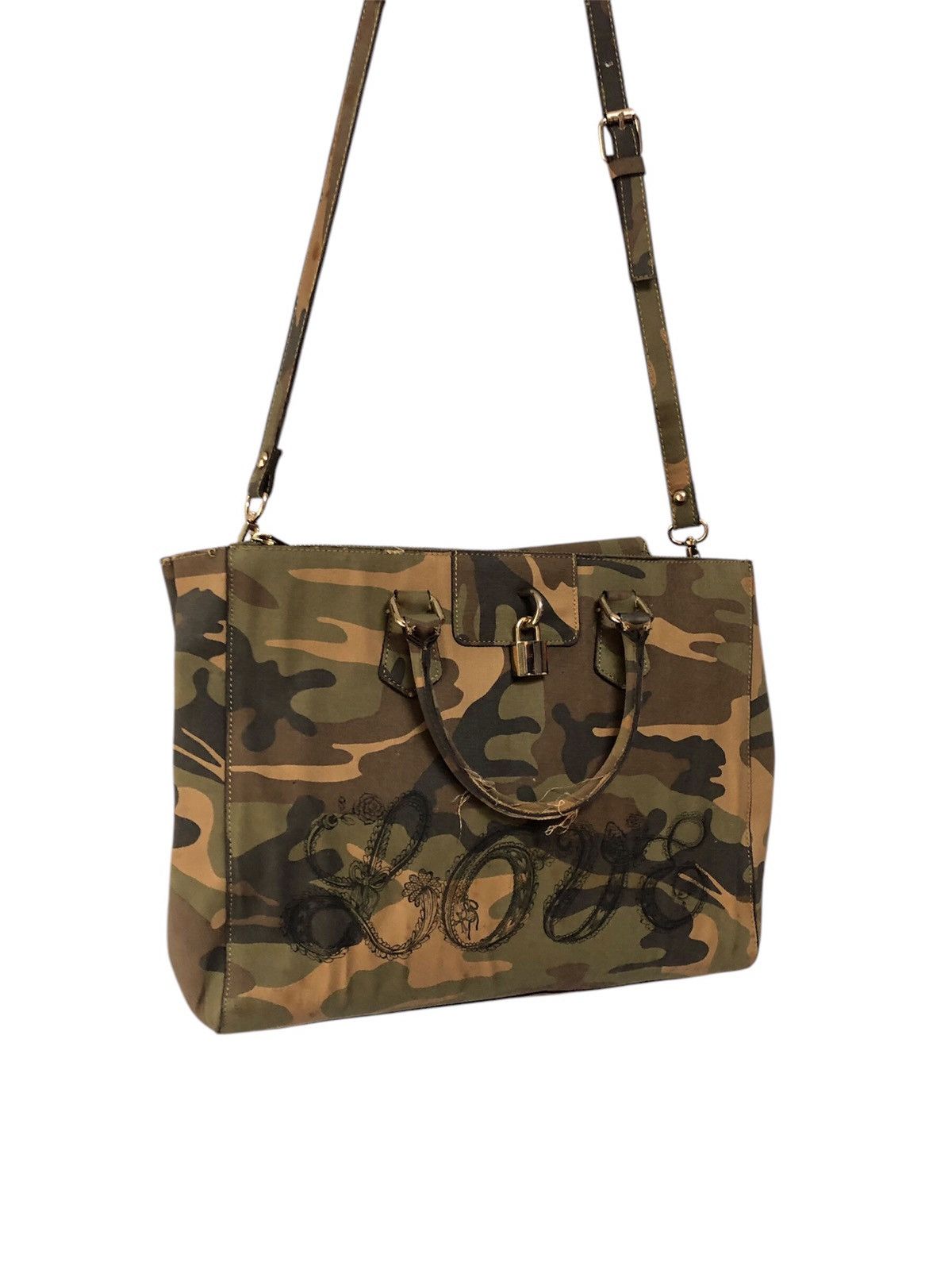 If Six Was Nine COOLATIQUES Camo Avant Garde Style Punk Bag Size ONE SIZE - 4 Thumbnail