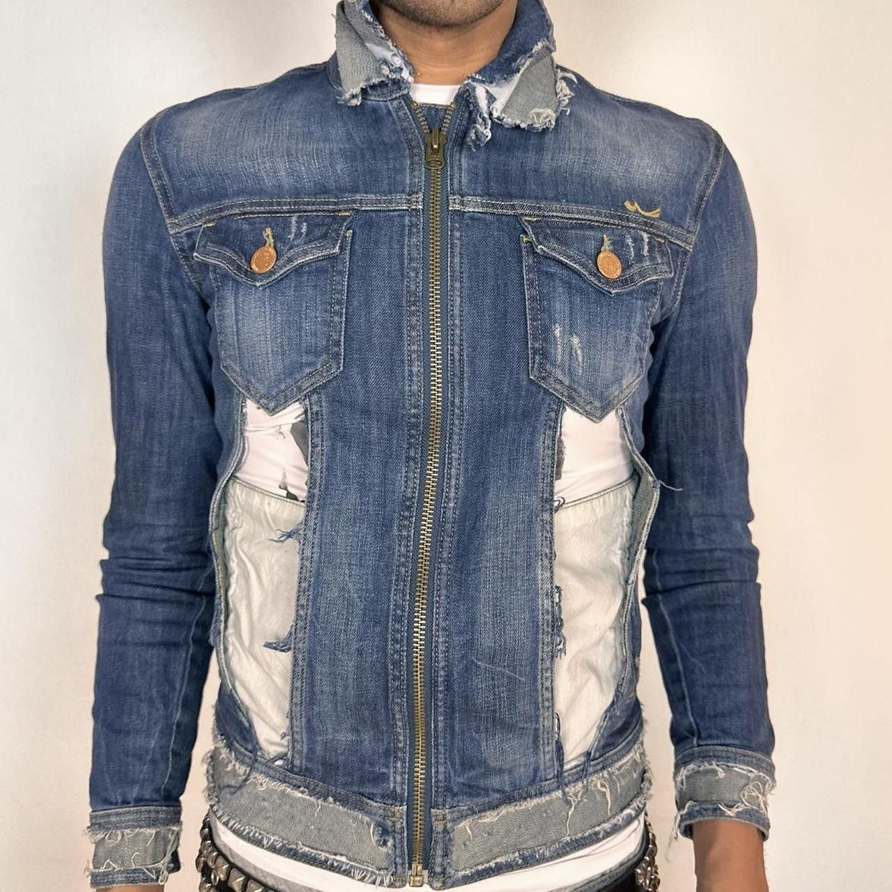 Other ASTROBOI* Blue Deconstructed Denim Jacket - Medium Size M / US 6-8 / IT 42-44 - 2 Thumbnail