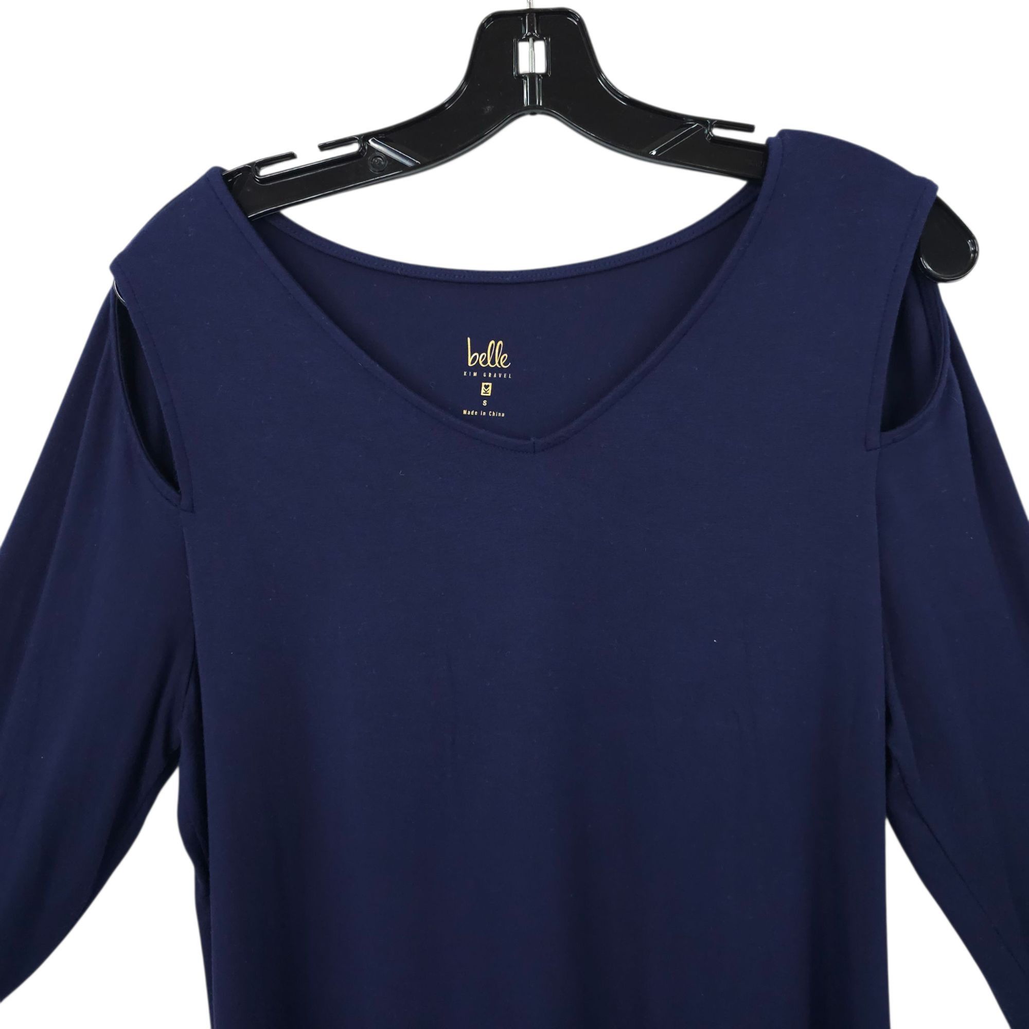 Other Belle By Kim Gravel Knit Top Womens S Cold Shoulder V Neck Size S / US 4 / IT 40 - 8 Thumbnail