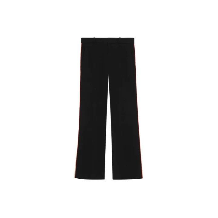 Gucci Gucci SS21 High-Waist Black Flare Pants-2507 Size 41" - 8 Thumbnail