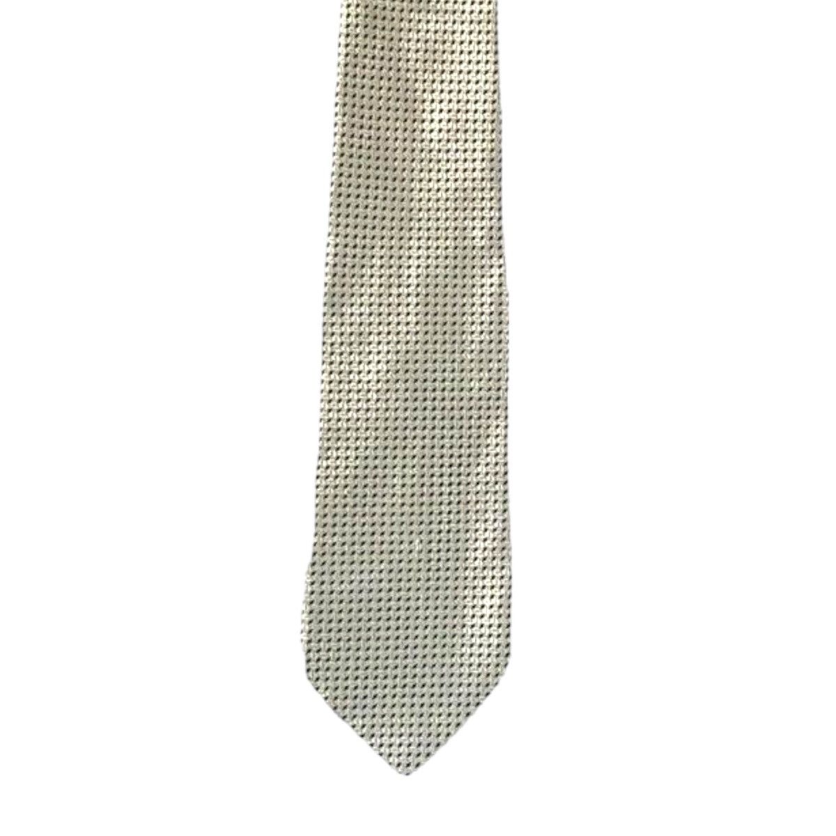 Nautica Nautica Mens Tie Gold Geometric Pattern 100% Silk Size ONE SIZE - 1 Thumbnail