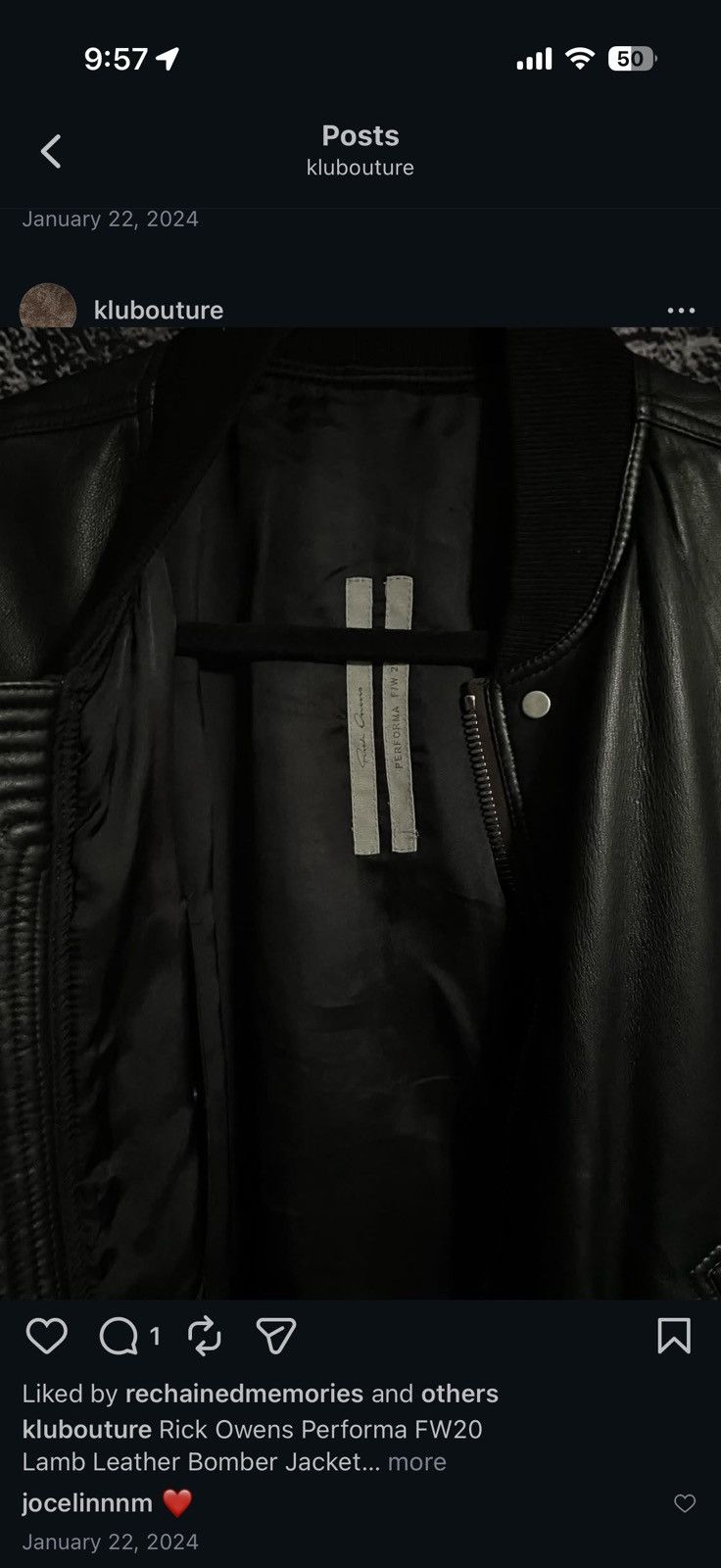 Rick Owens Rick owens performa fw20 Size S / US 4 / IT 40 - 3 Thumbnail
