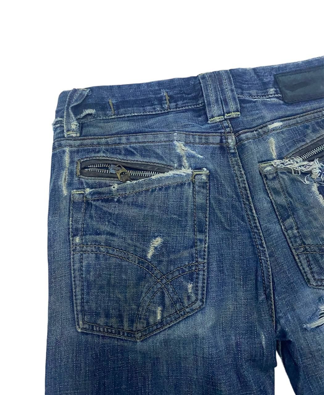 GAS Gas Distressed Denim Selvedge (Z09) waist 32 Size US 32 / EU 48 - 13 Thumbnail