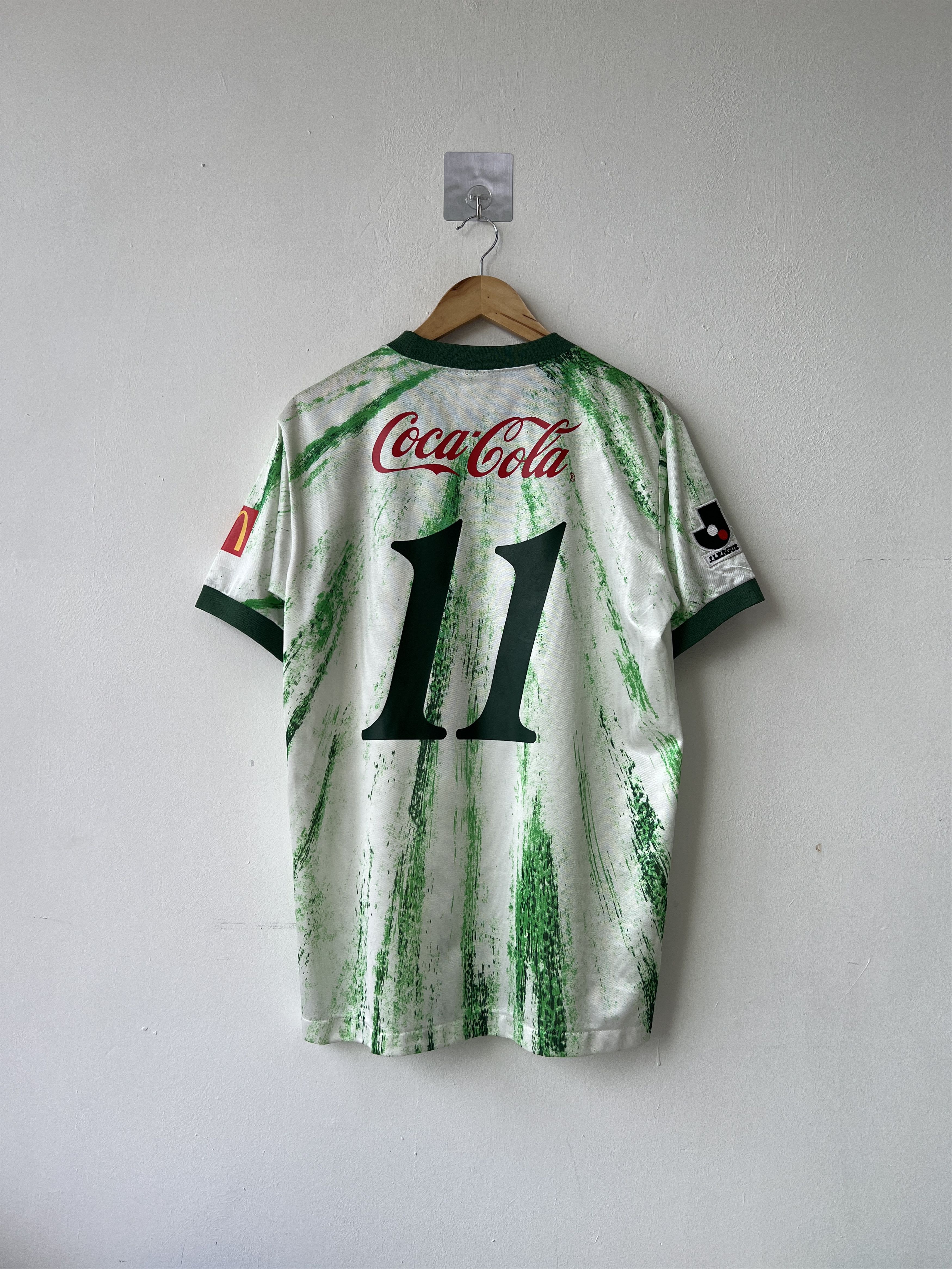 Mizuno (L) Verdy Kawasaki 1993-94 Away Kit #11 Size US L / EU 52-54 / 3 - 2 Thumbnail