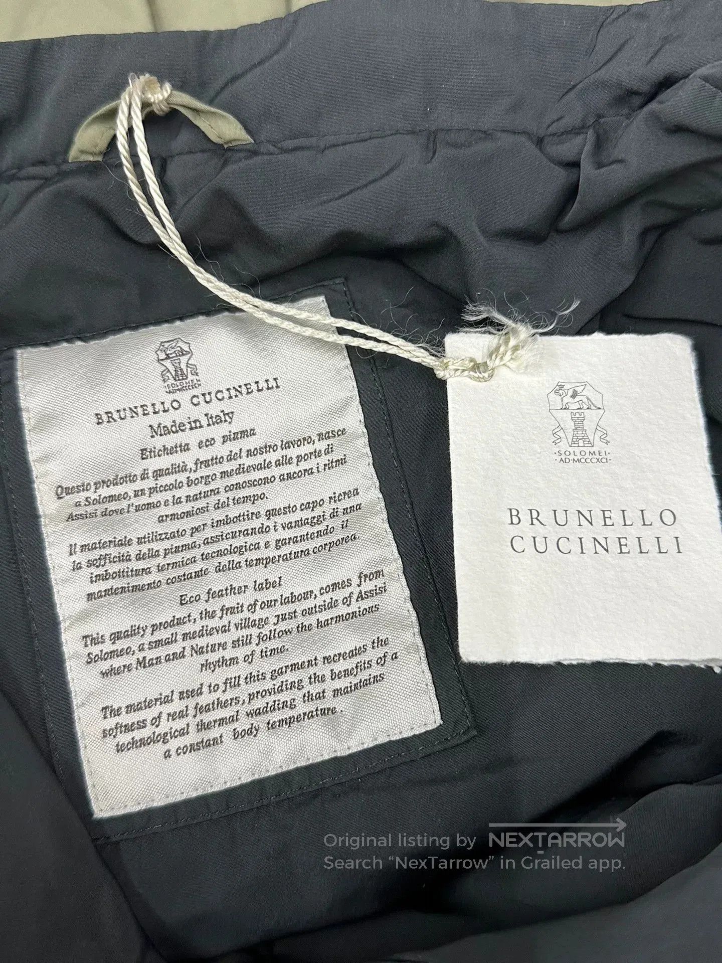 Brunello Cucinelli Brunello Cucinelli Green Detachable Hood Jacket. Size US M / EU 48-50 / 2 - 5 Thumbnail
